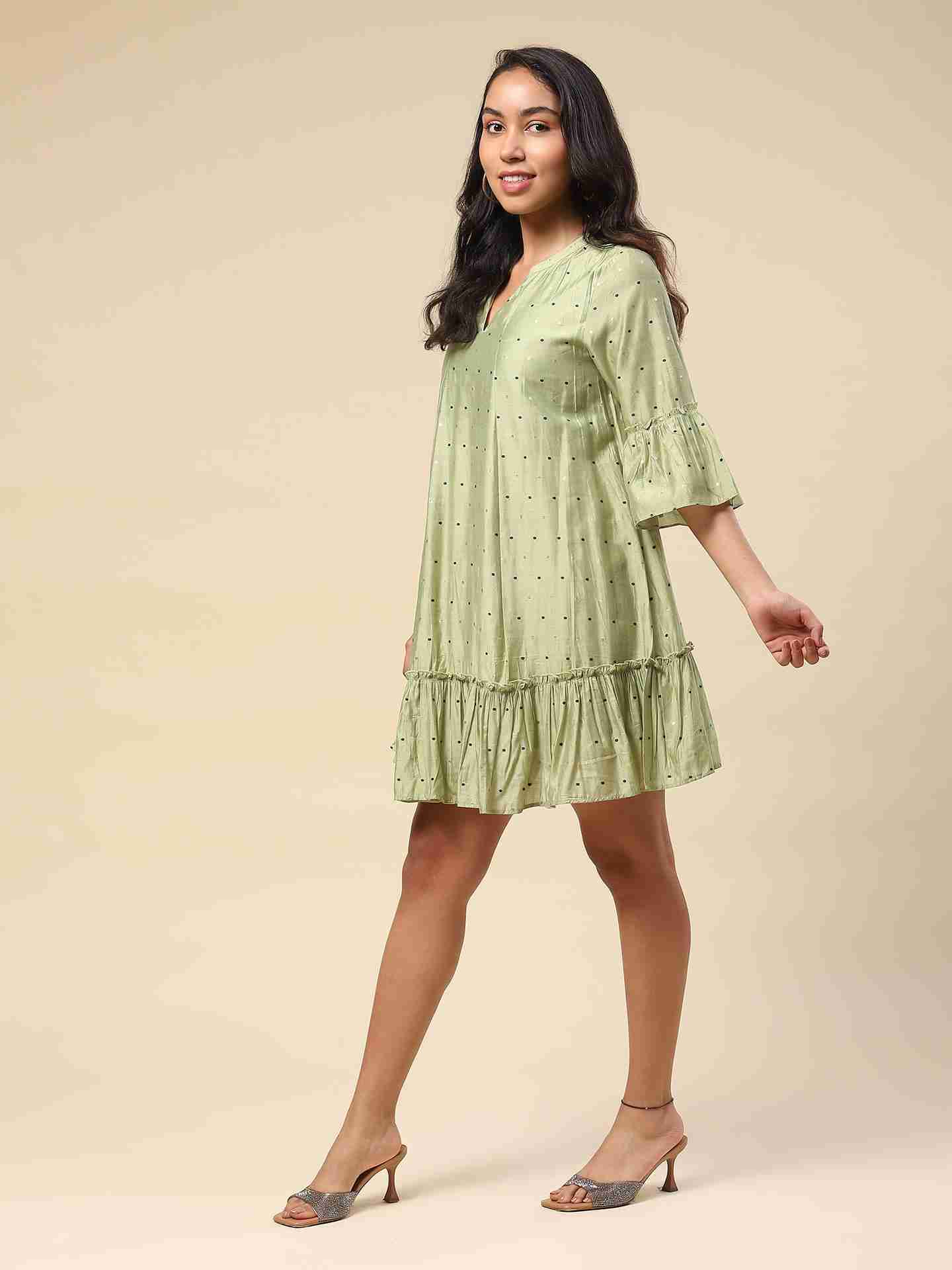 Green Dhruvita Short Dress
