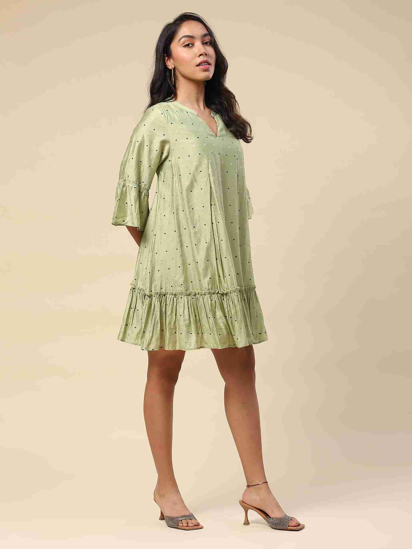 Green Dhruvita Short Dress