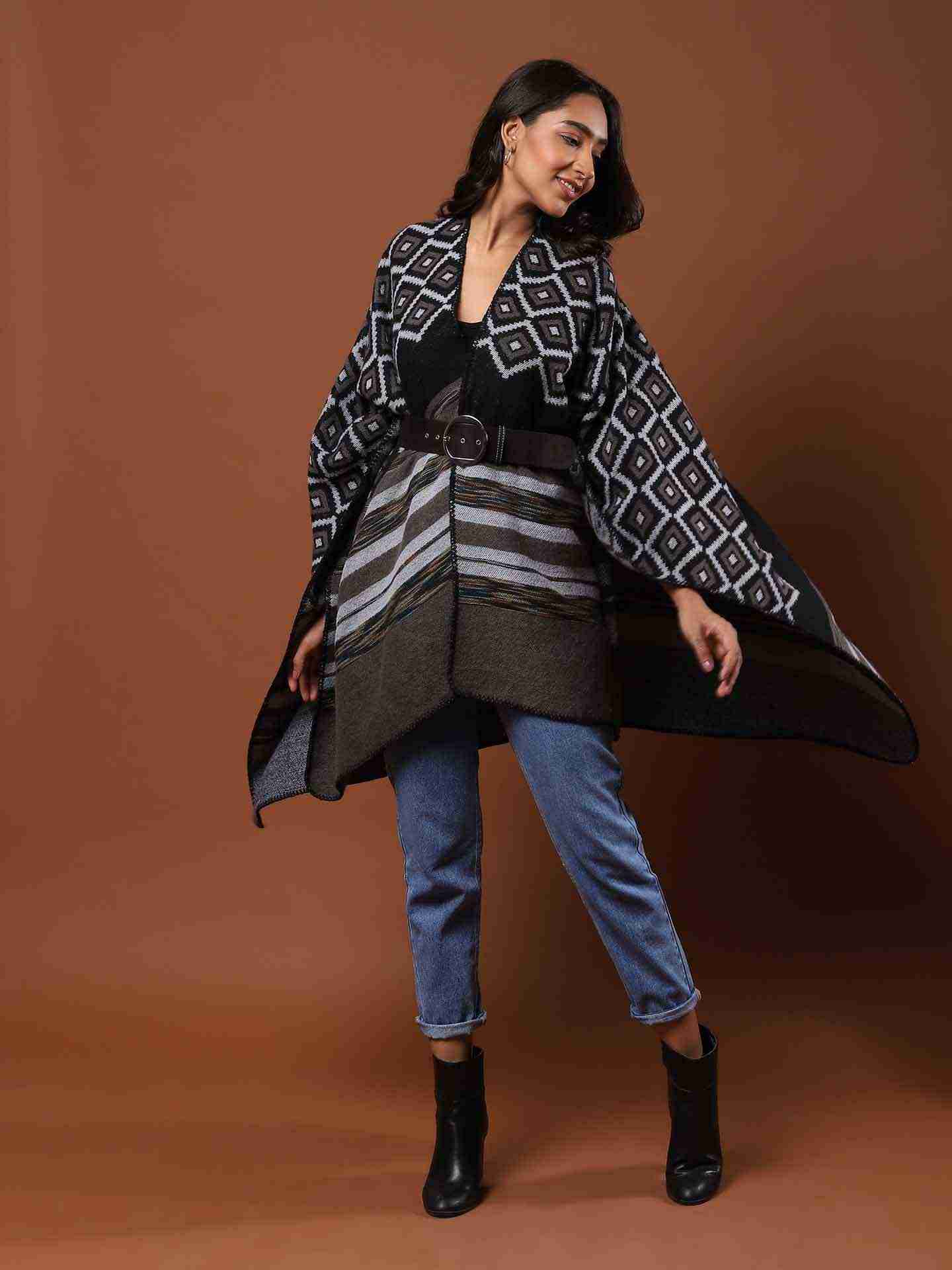 Grey Zoha Cape
