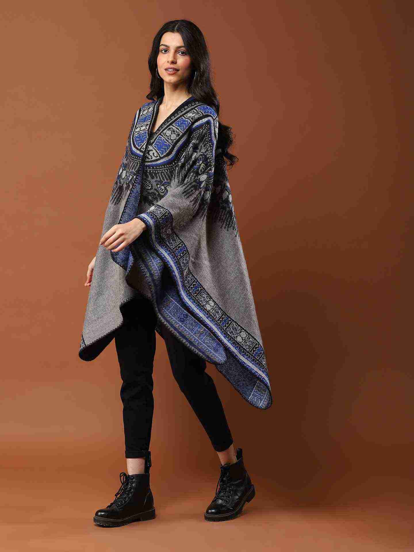 Blue Zoha Cape