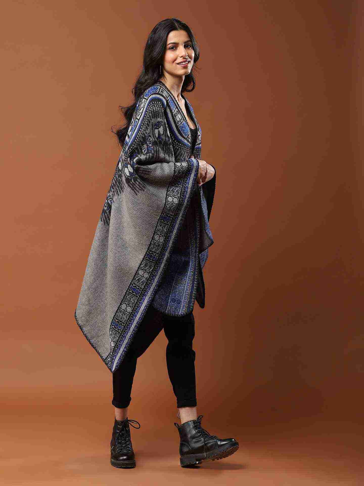 Blue Zoha Cape