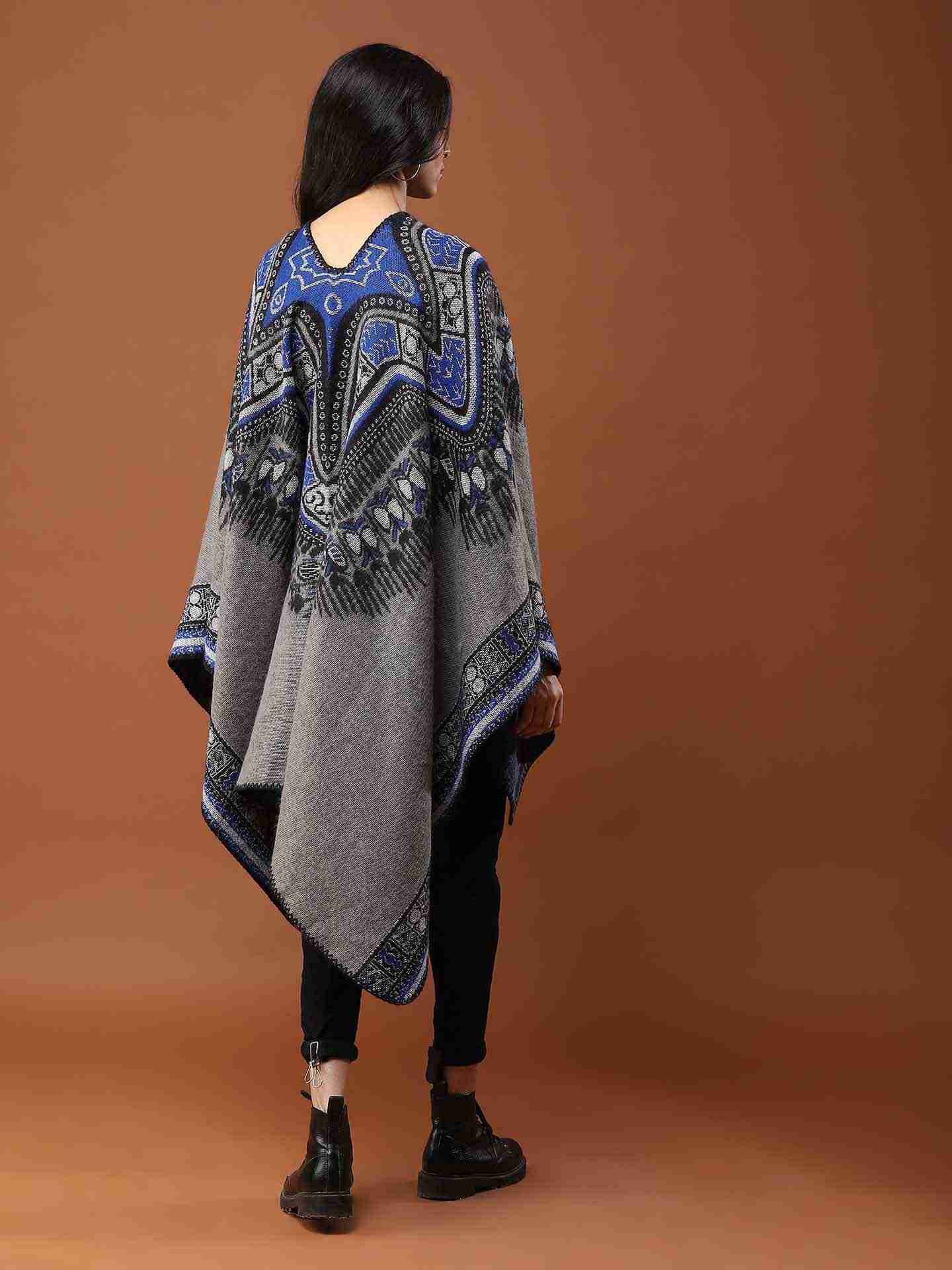 Blue Zoha Cape