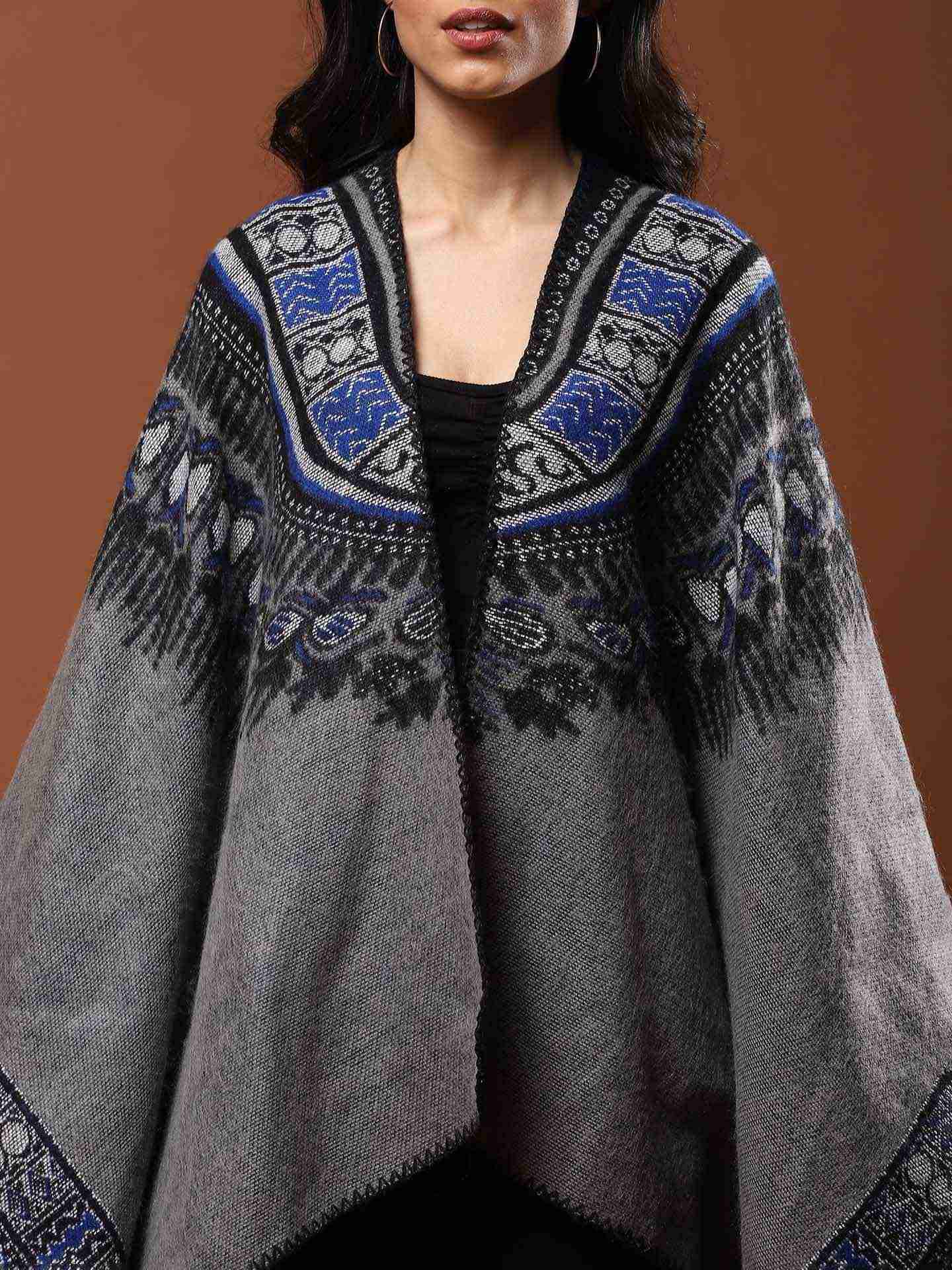 Blue Zoha Cape
