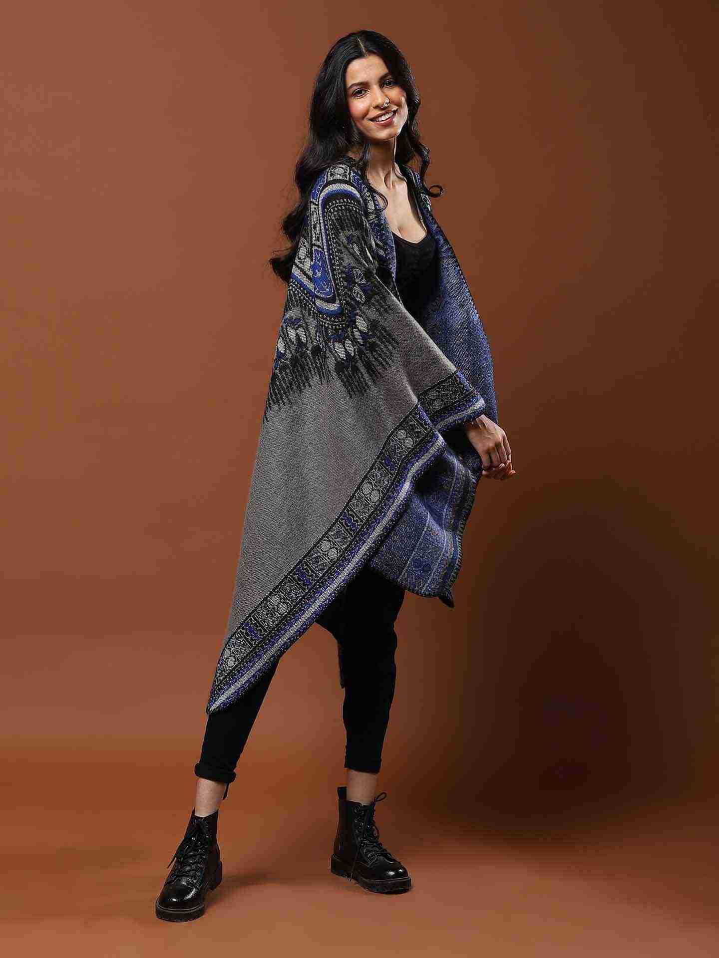 Blue Zoha Cape