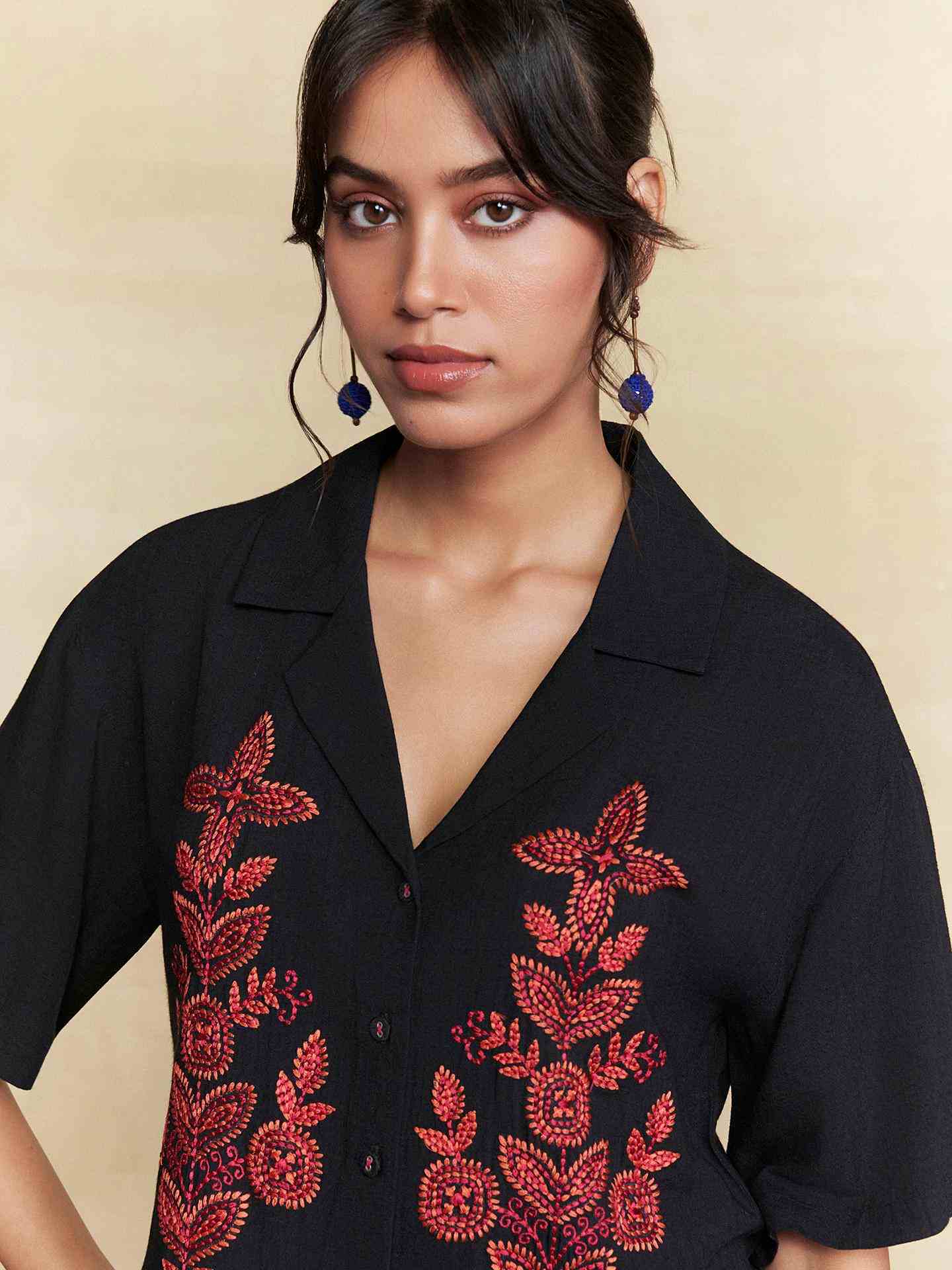 Black Pepper Solid Shirt