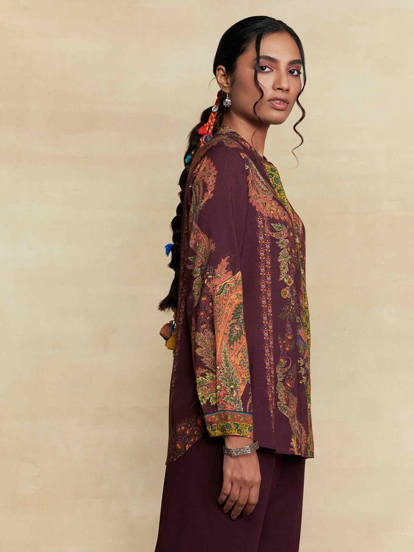 Wine Tuberose Shirt
