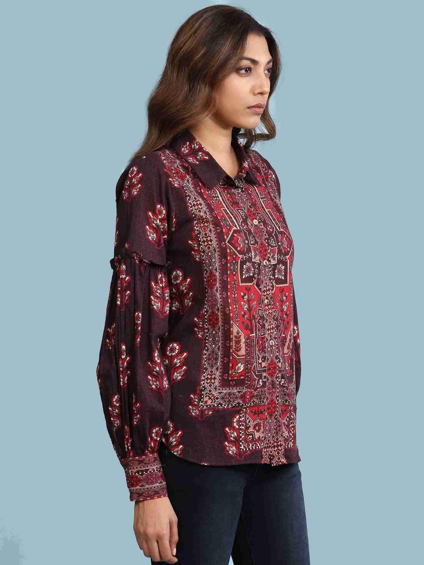Brown Irani Shirt