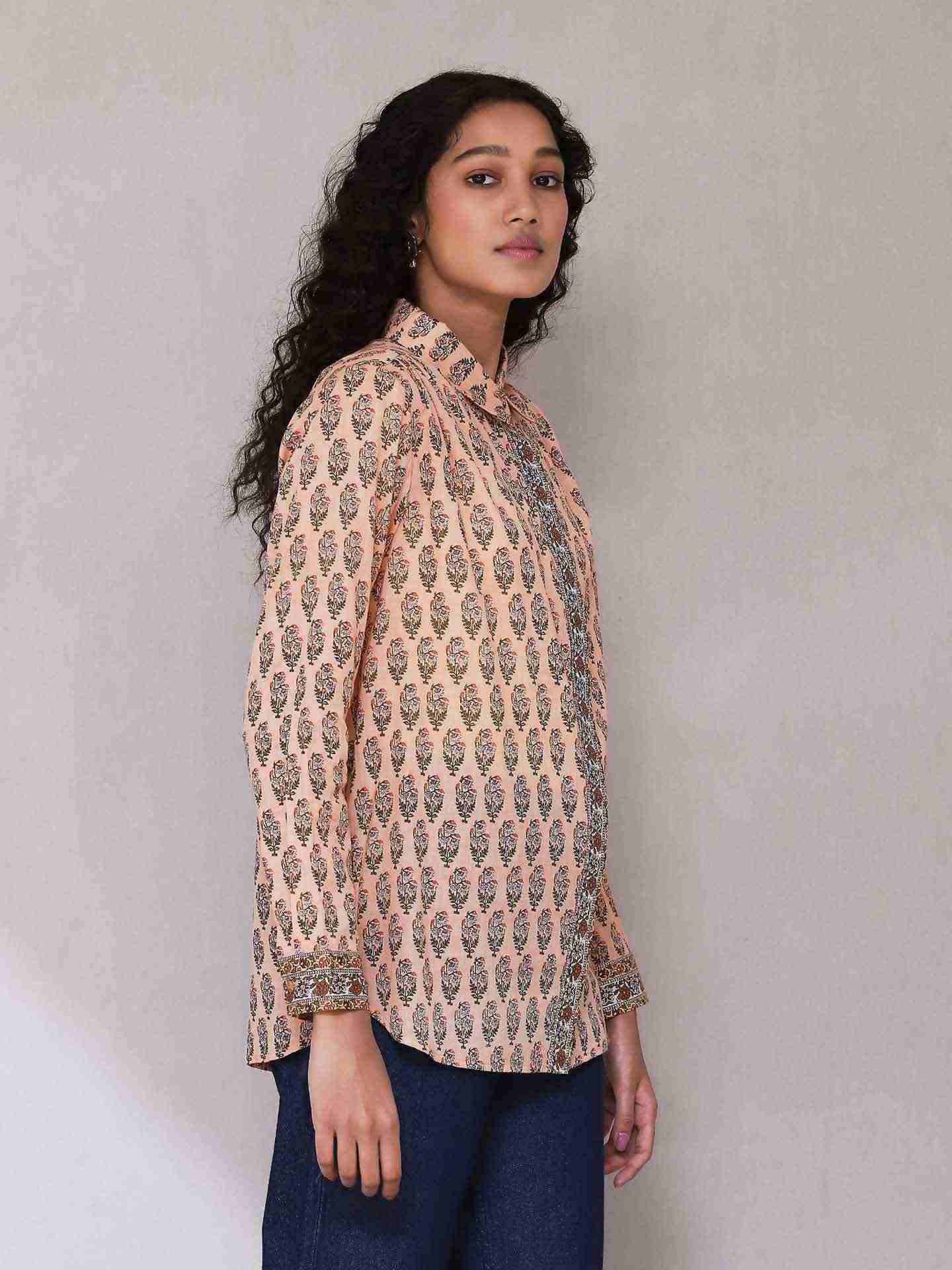 Peach Nawar Shirt