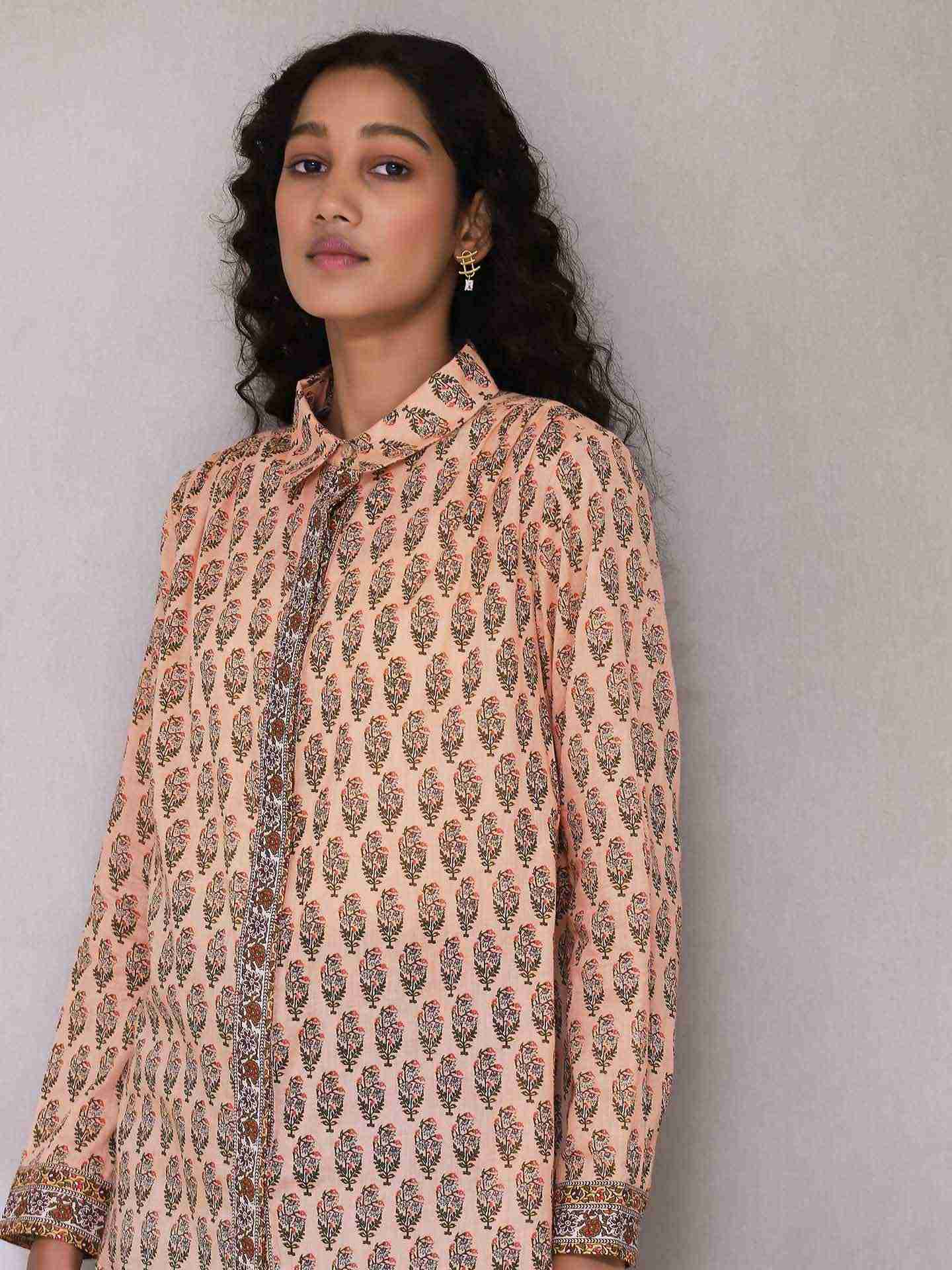 Peach Nawar Shirt