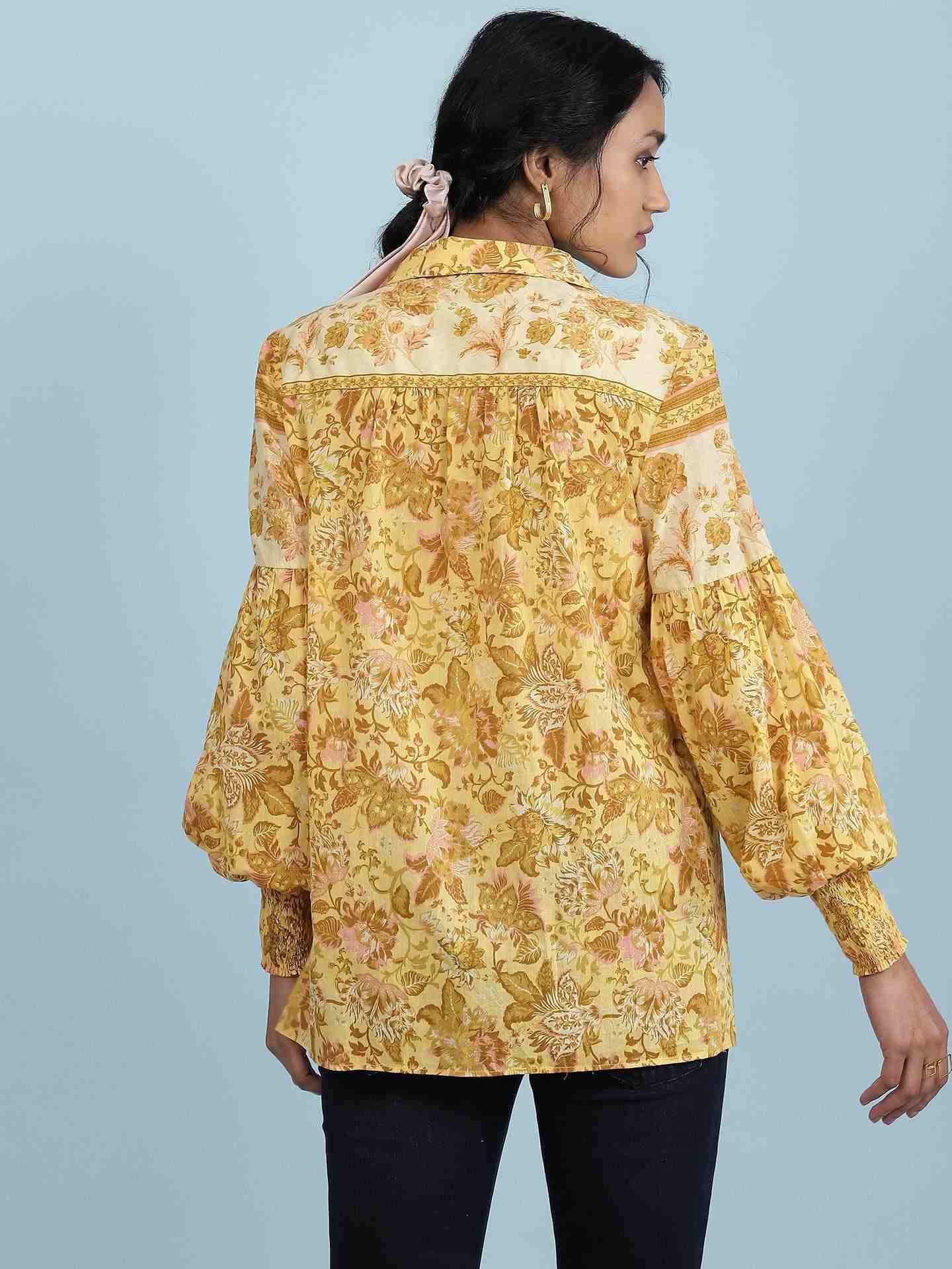 Yellow Jalashay Shirt