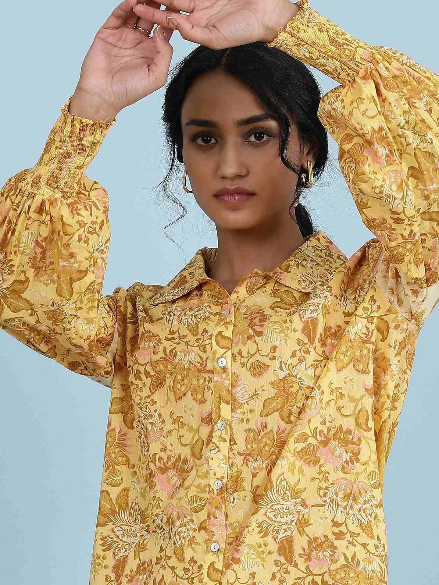 Yellow Jalashay Shirt