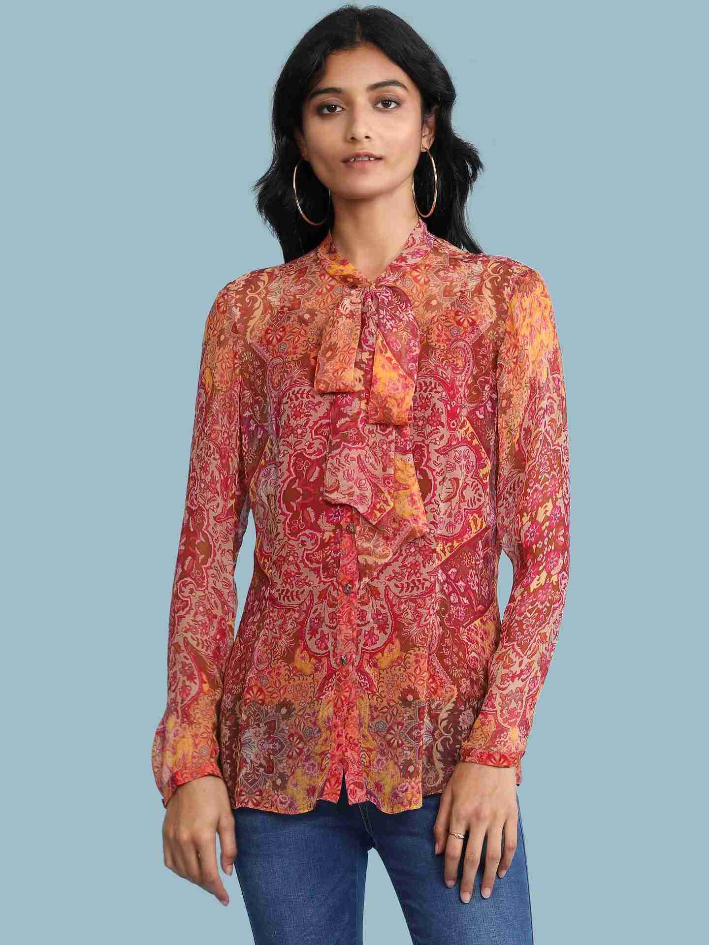 Orange Jagriti Shirt