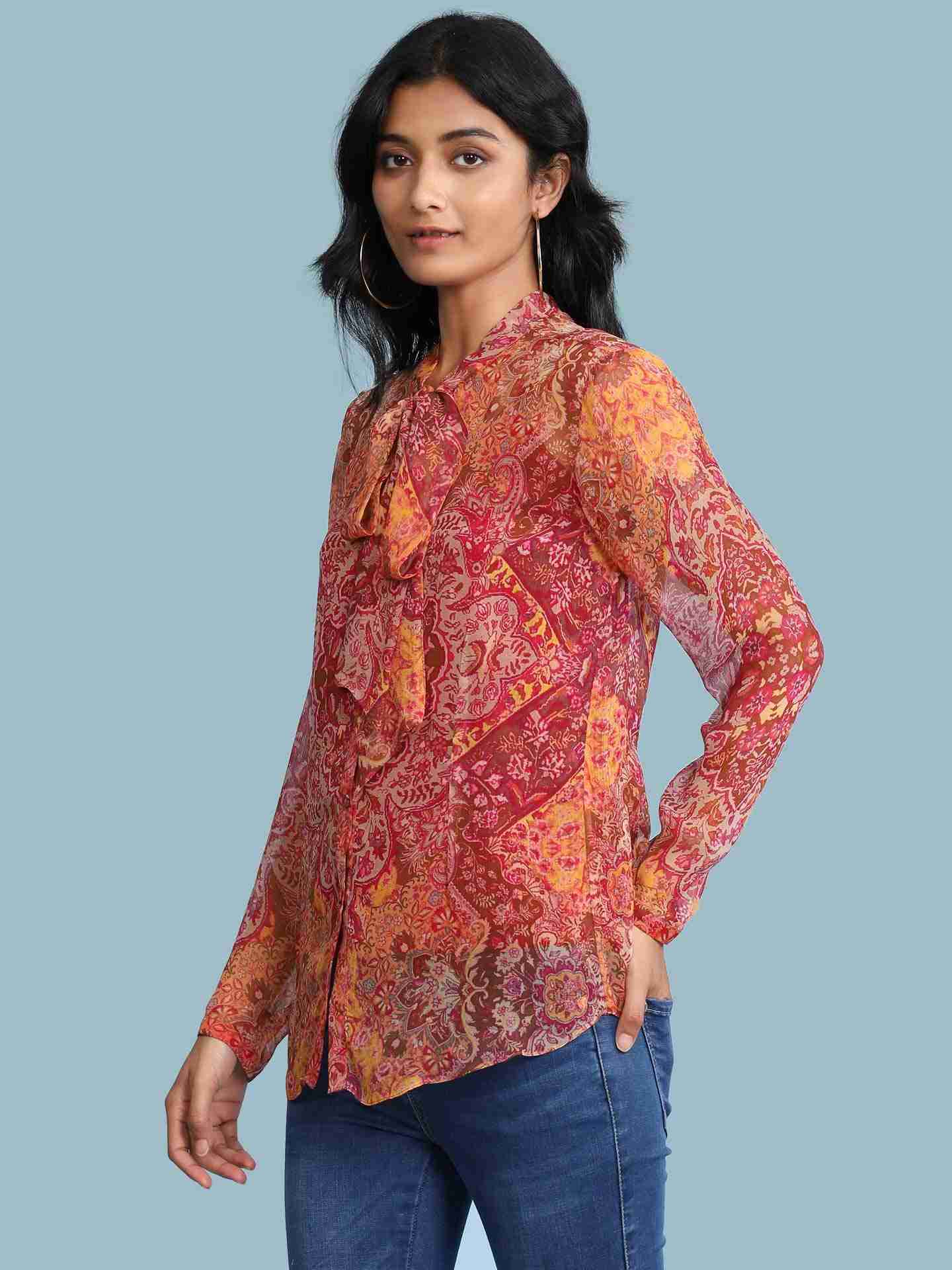 Orange Jagriti Shirt