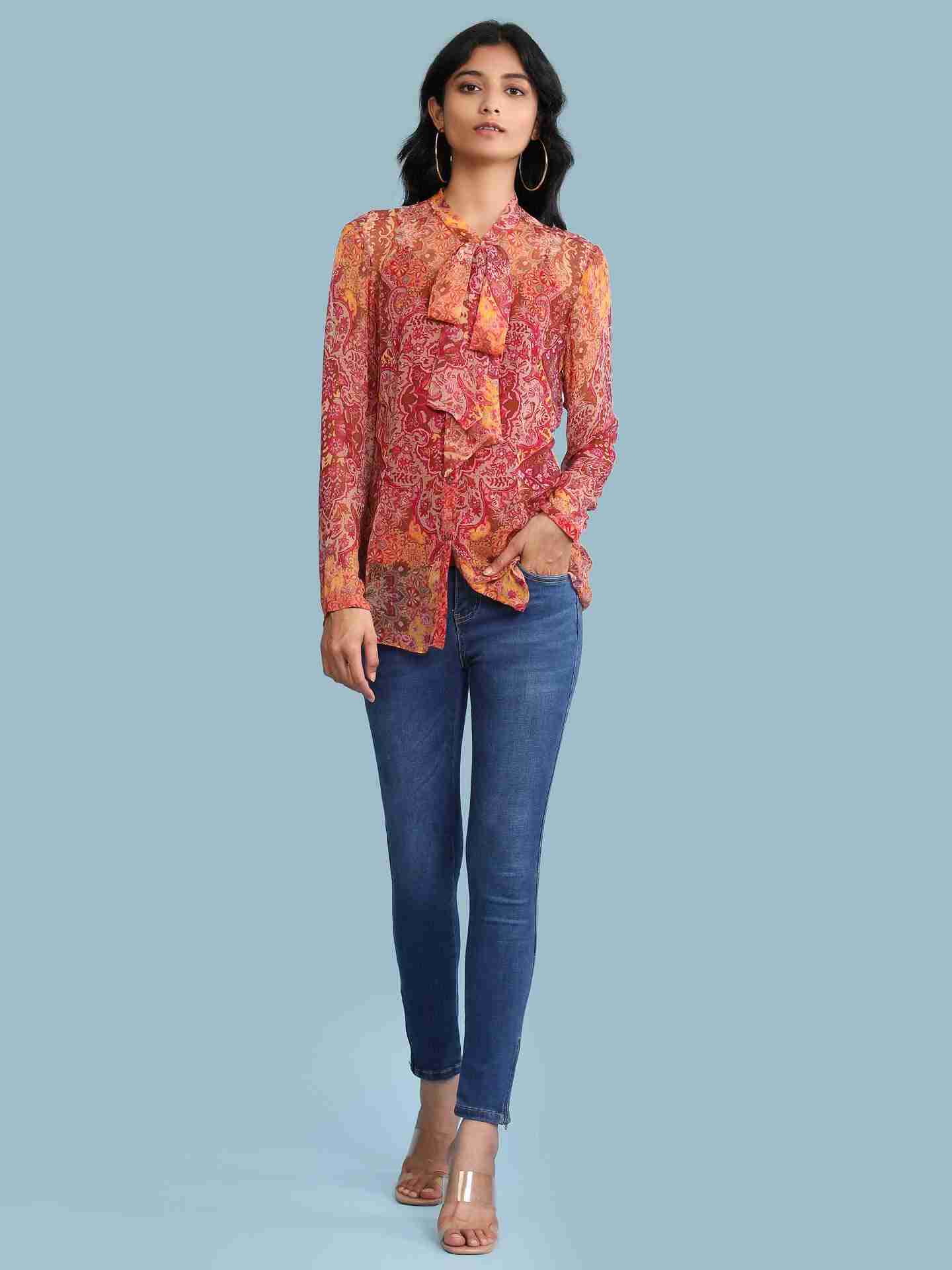 Orange Jagriti Shirt