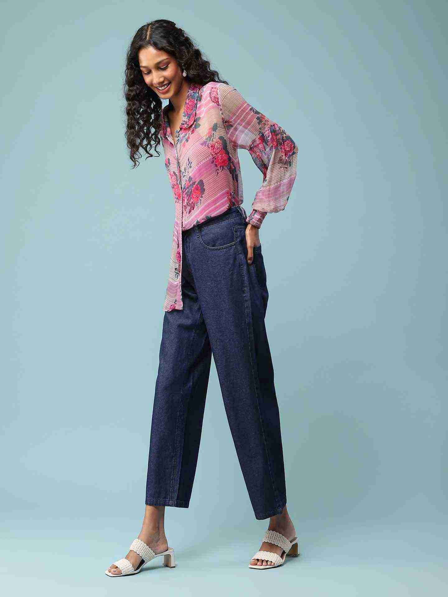 Lavender Floric Shirt