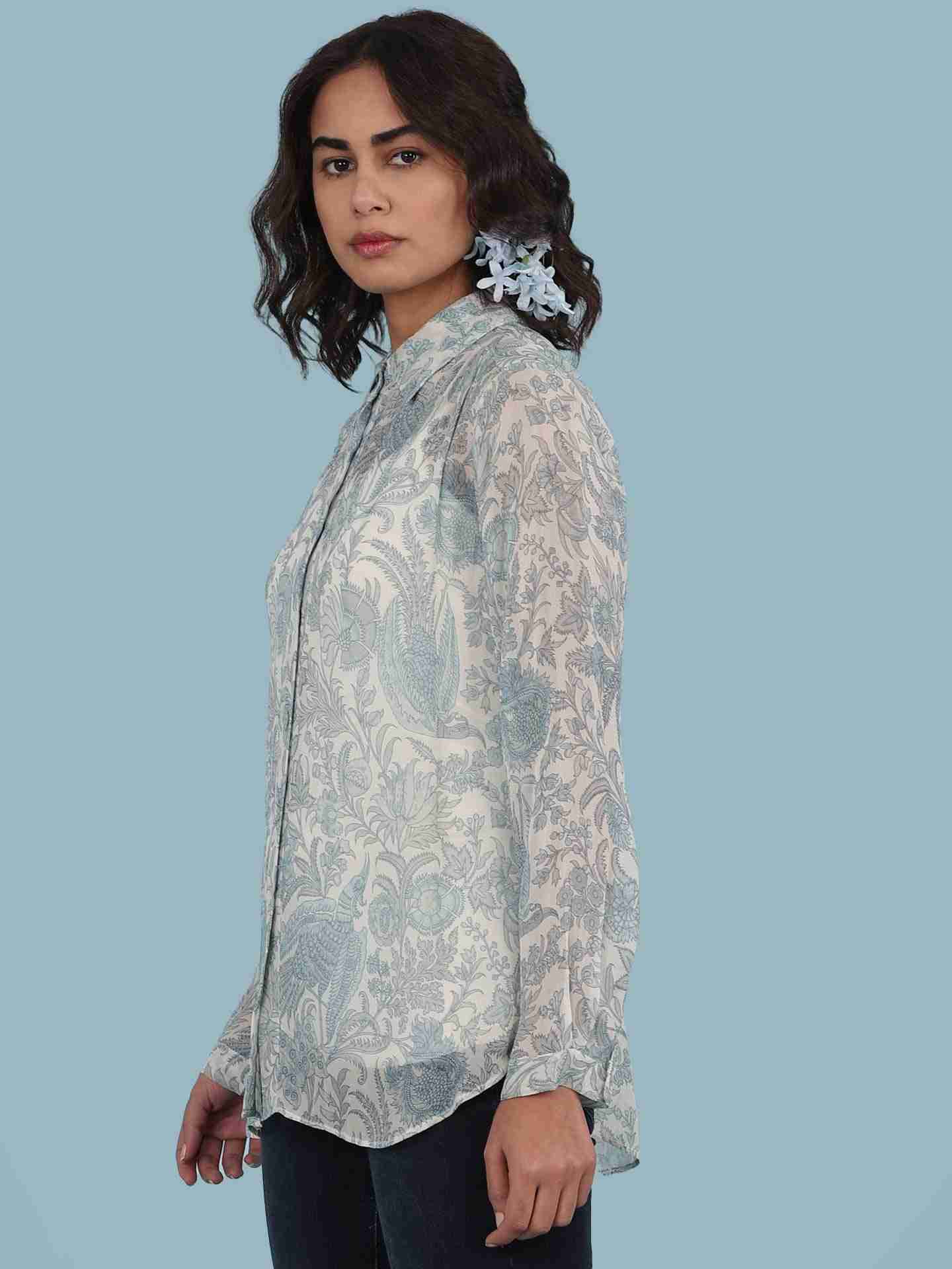 Blue Firebird Shirt