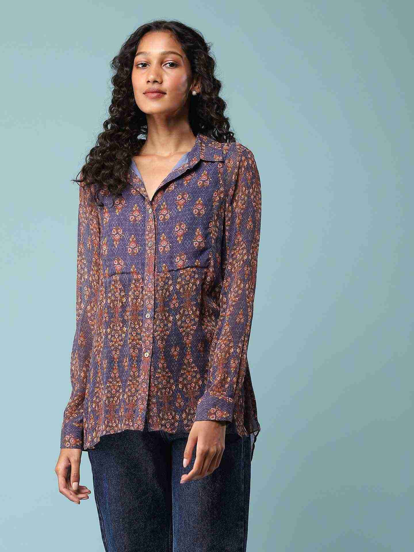 Blue Devina Shirt