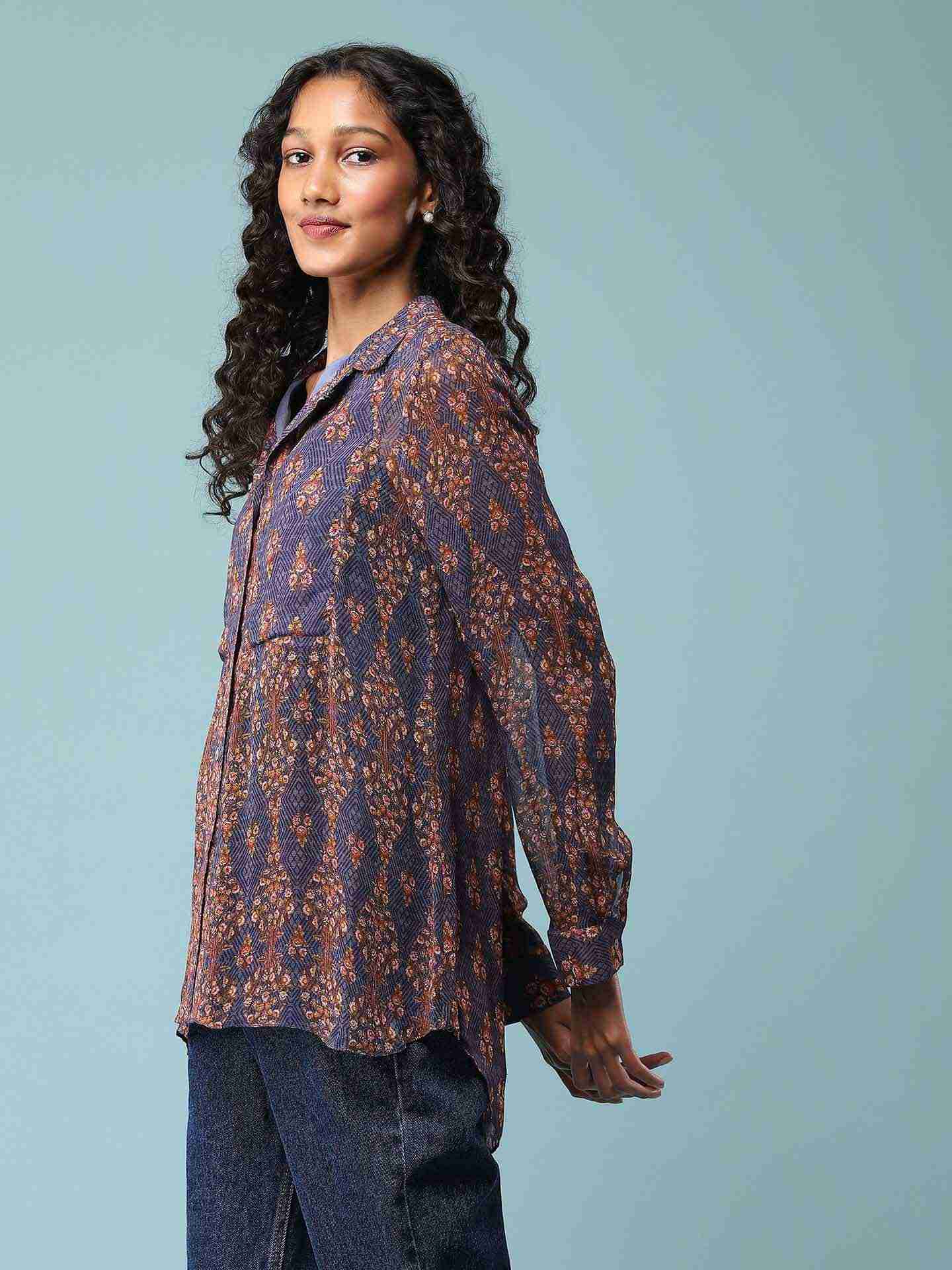 Blue Devina Shirt