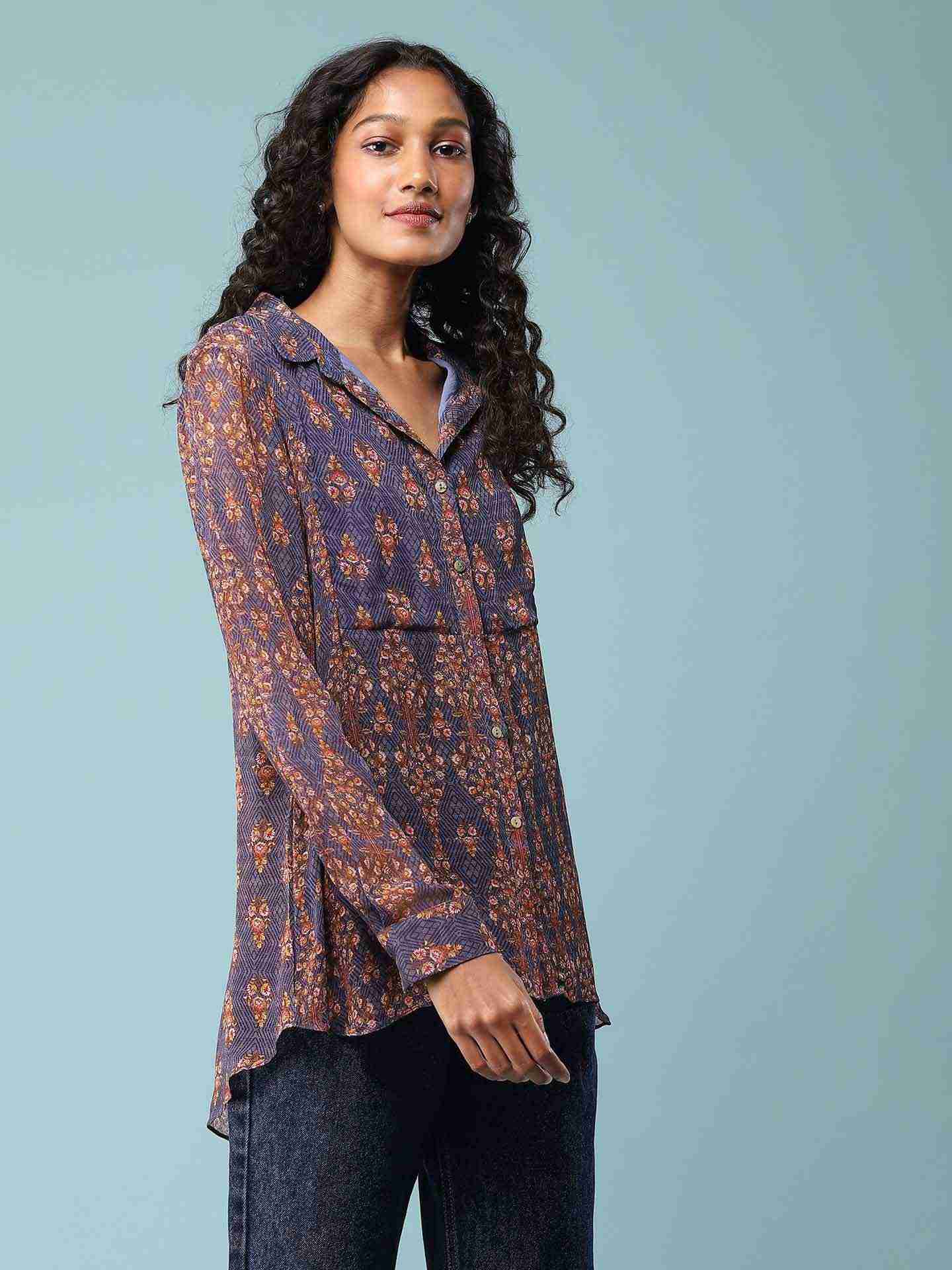 Blue Devina Shirt