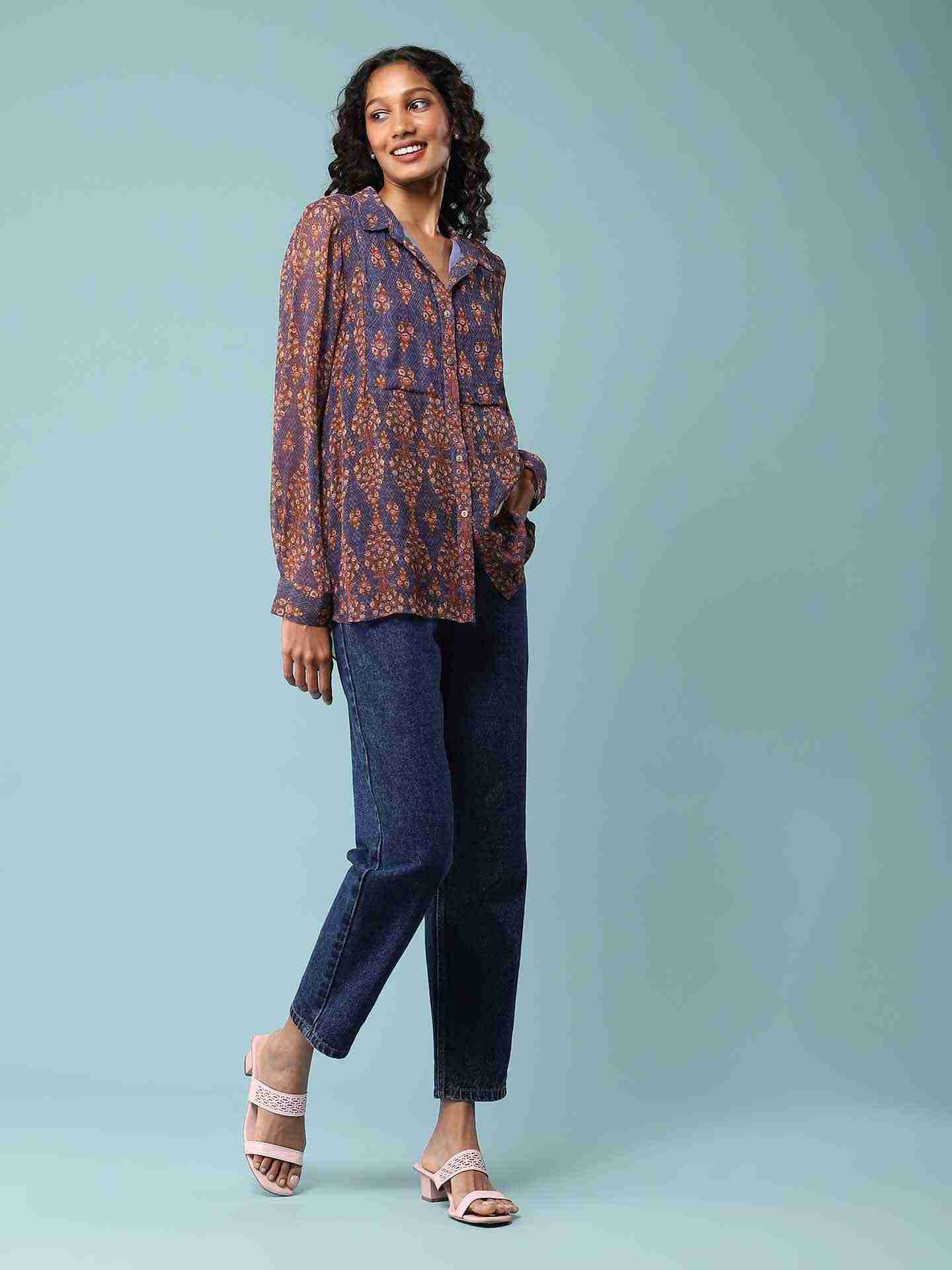 Blue Devina Shirt