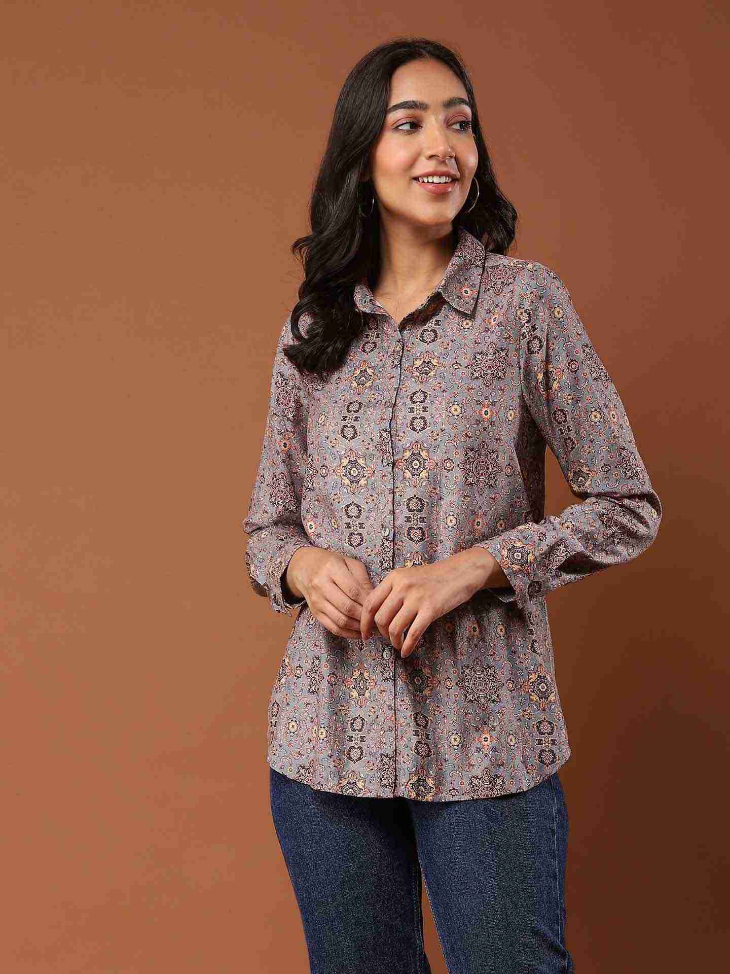 Grey Sanduri Shirt
