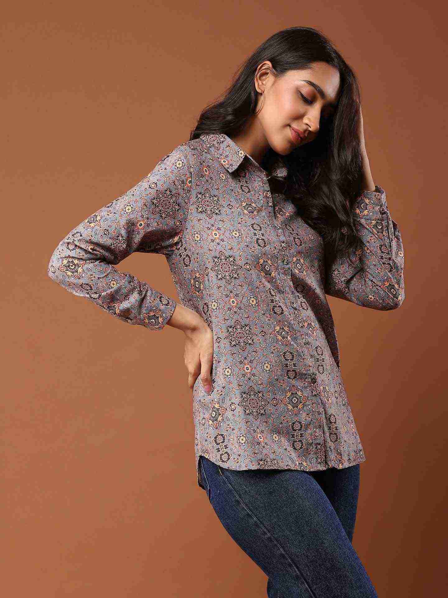 Grey Sanduri Shirt