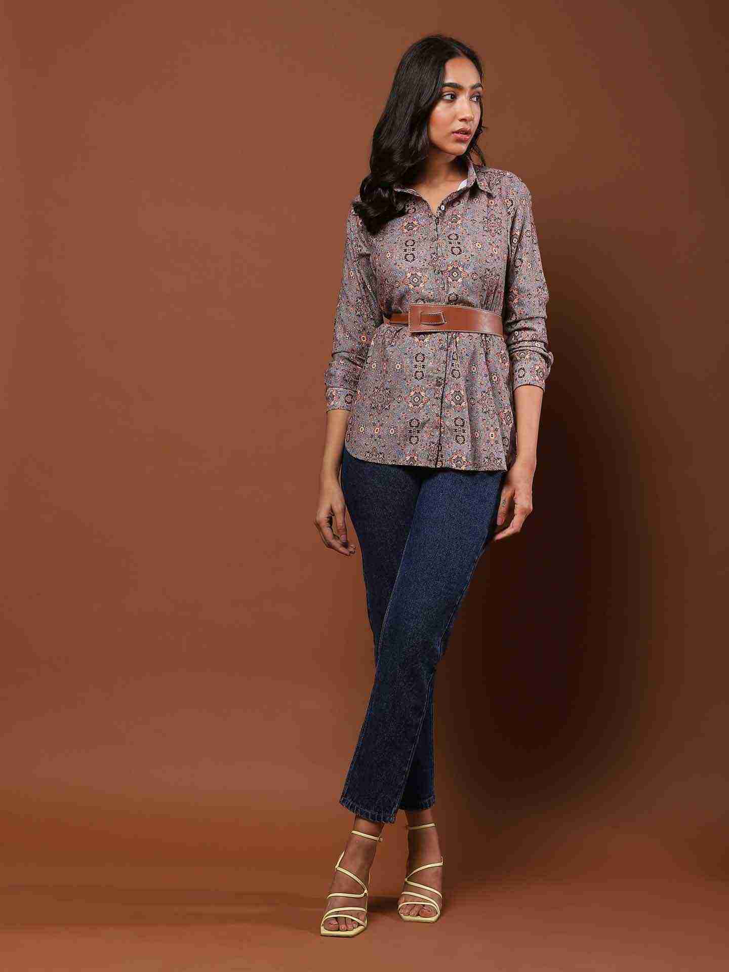 Grey Sanduri Shirt