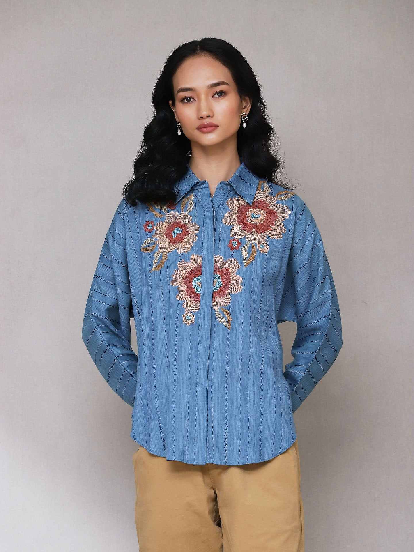 Blue Pottery Solid Shirt