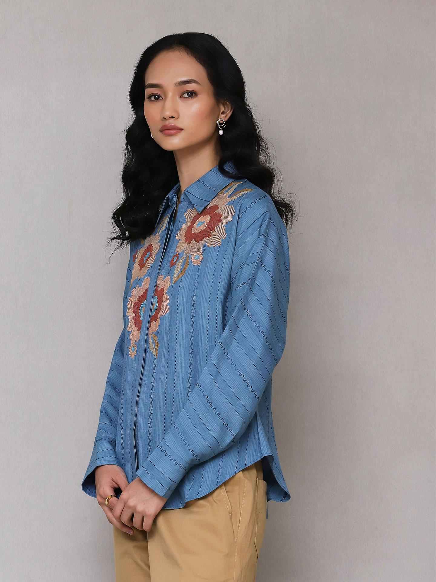Blue Pottery Solid Shirt