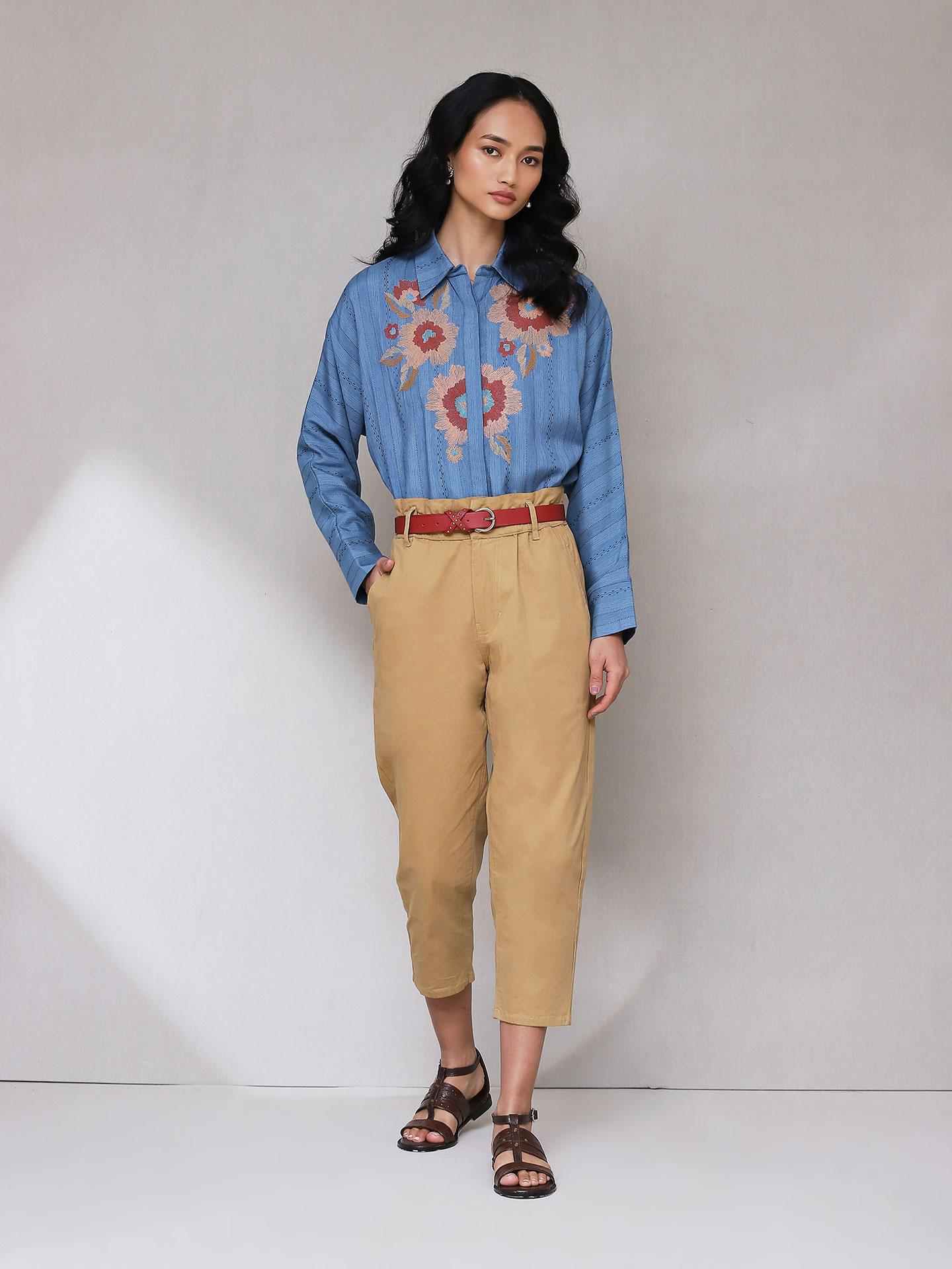 Blue Pottery Solid Shirt