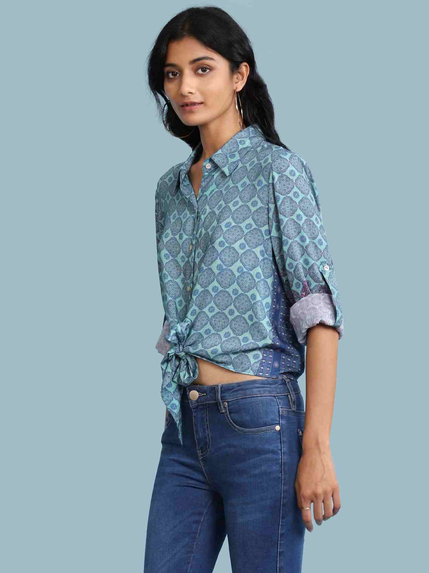 Blue Tulika Shirt