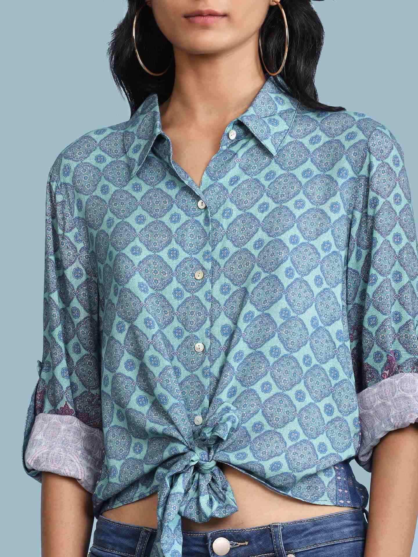 Blue Tulika Shirt