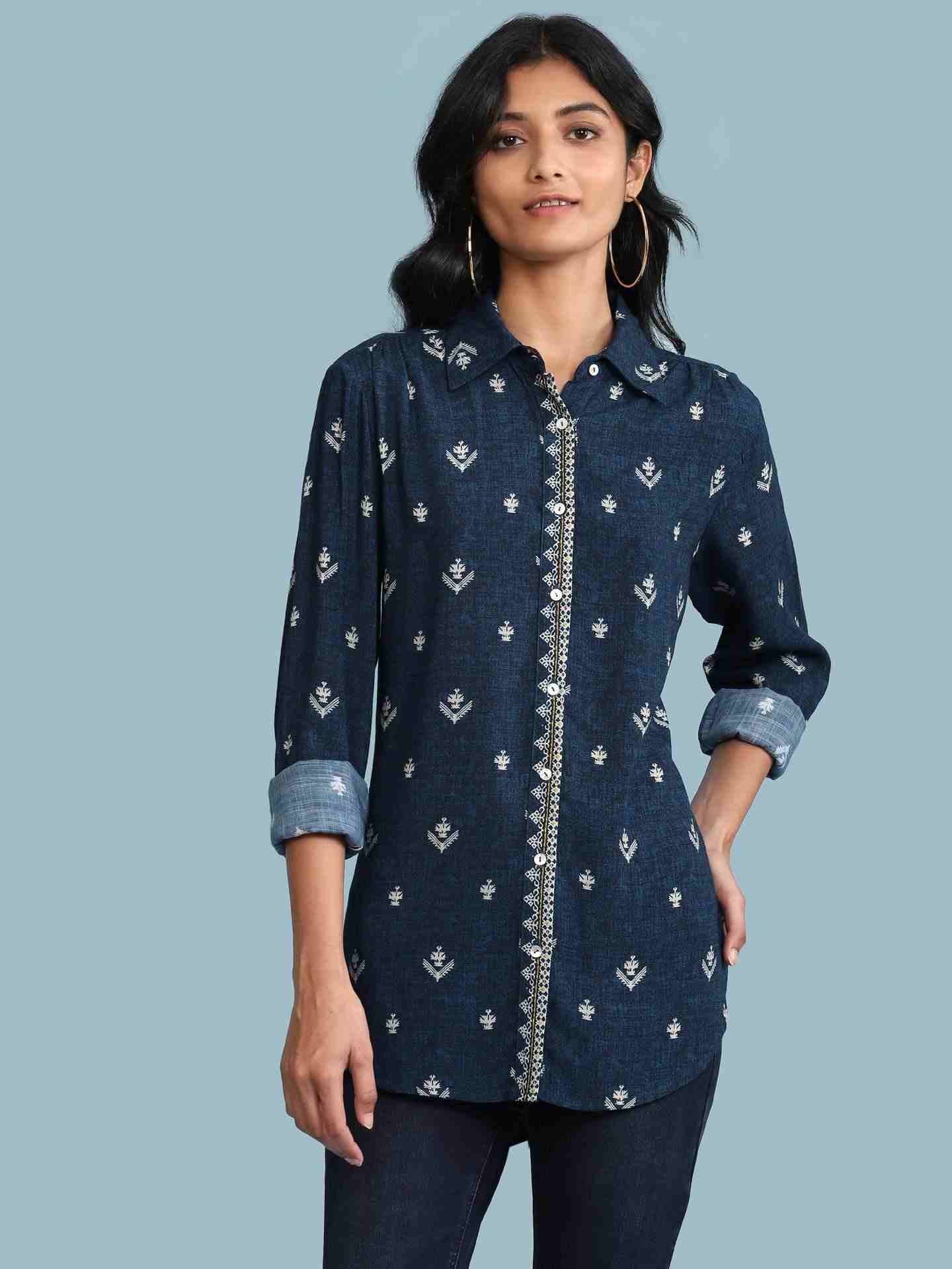 Blue Gitali Shirt