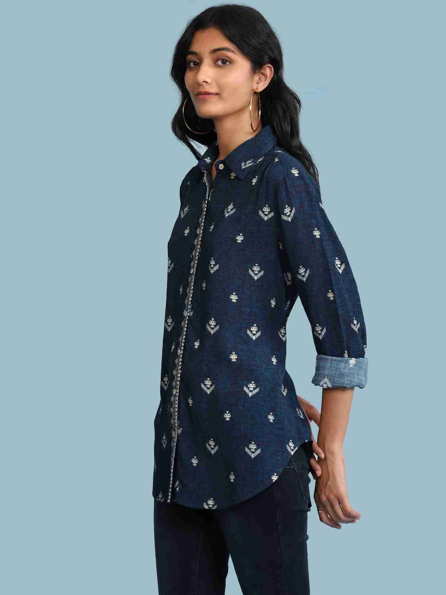 Blue Gitali Shirt