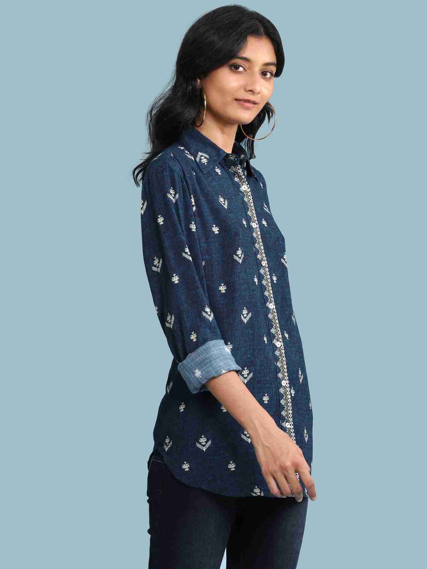 Blue Gitali Shirt