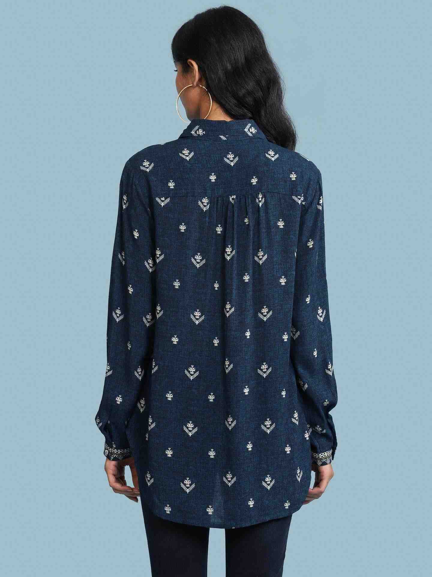 Blue Gitali Shirt