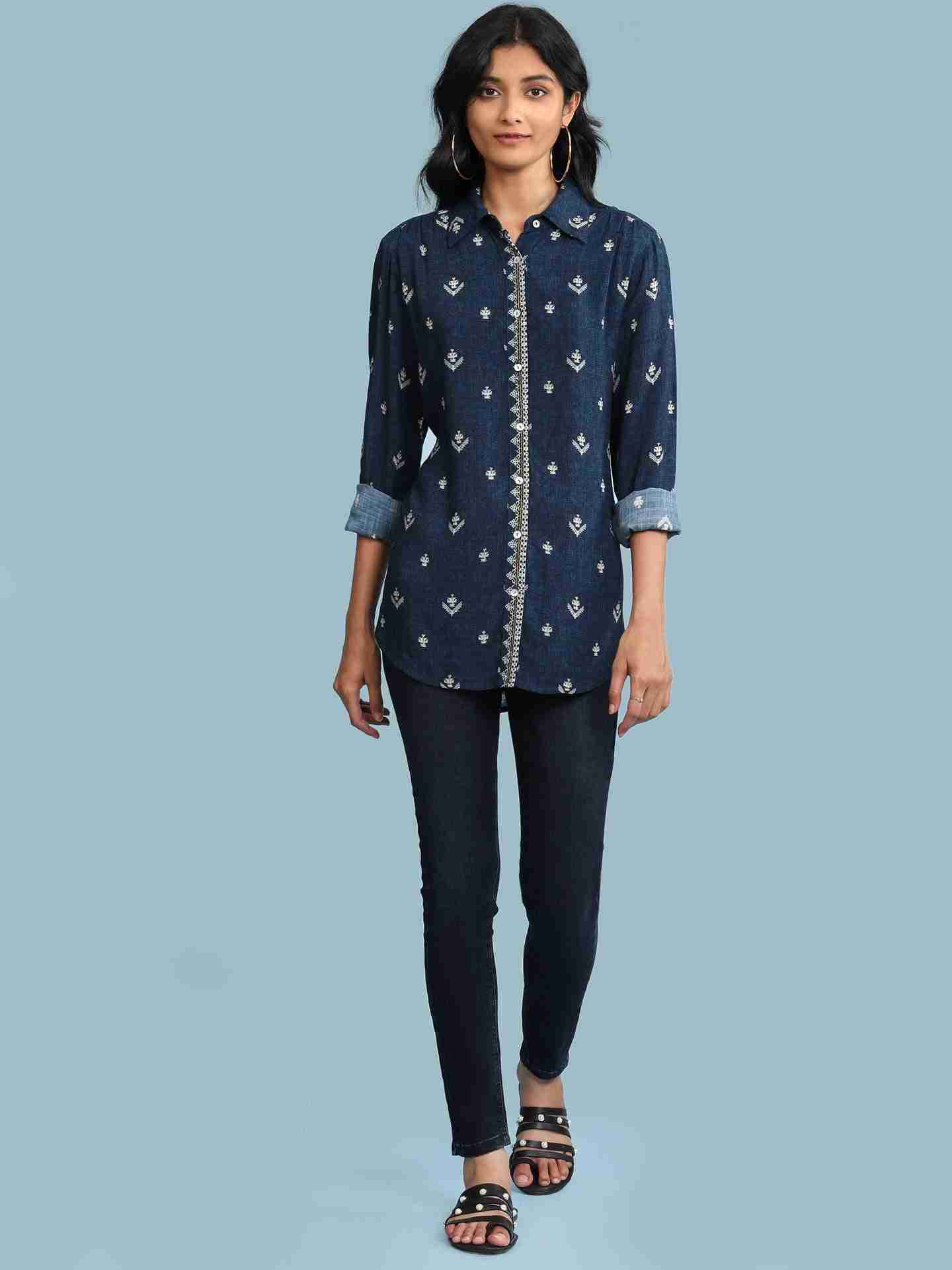Blue Gitali Shirt