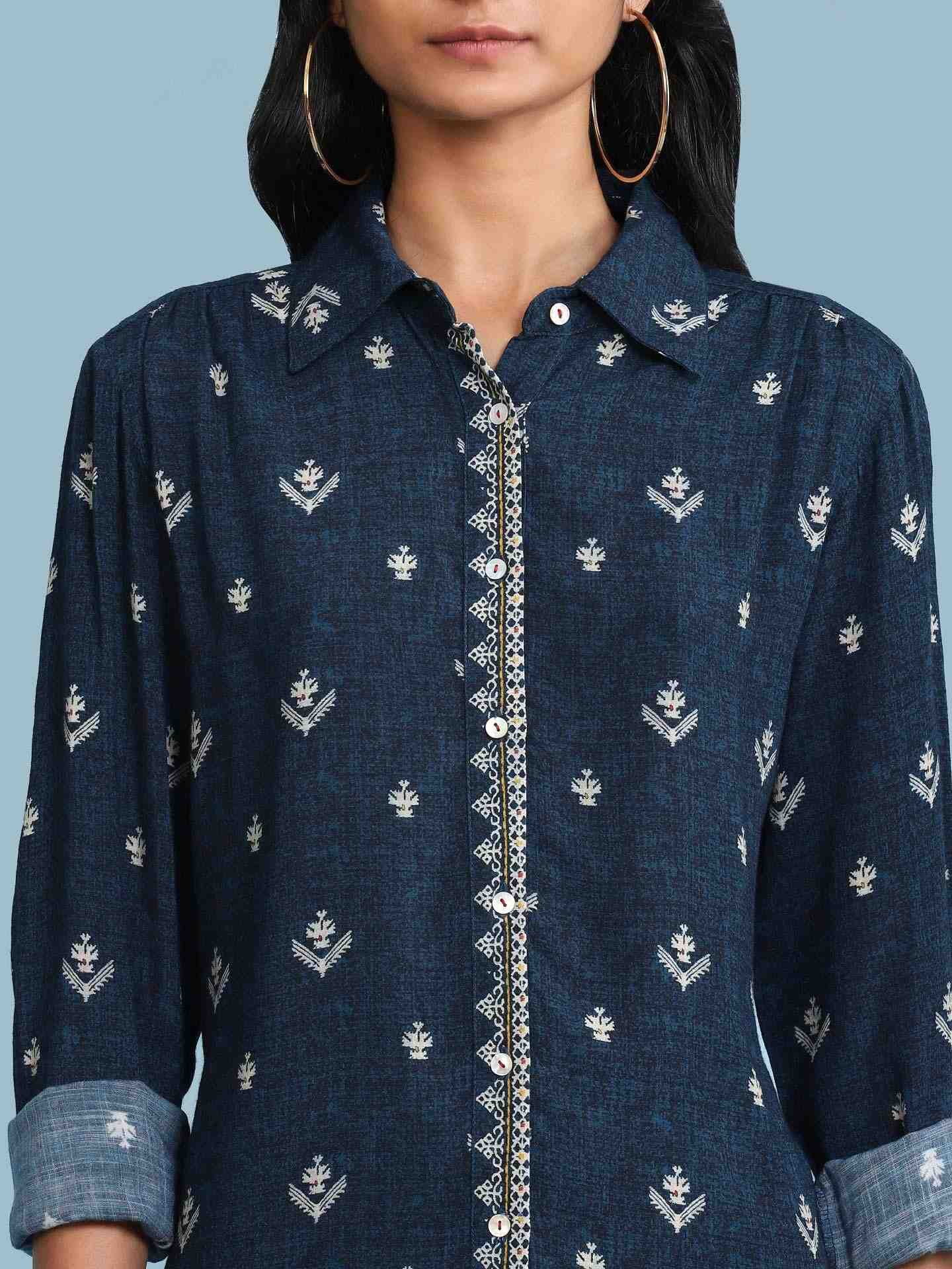 Blue Gitali Shirt
