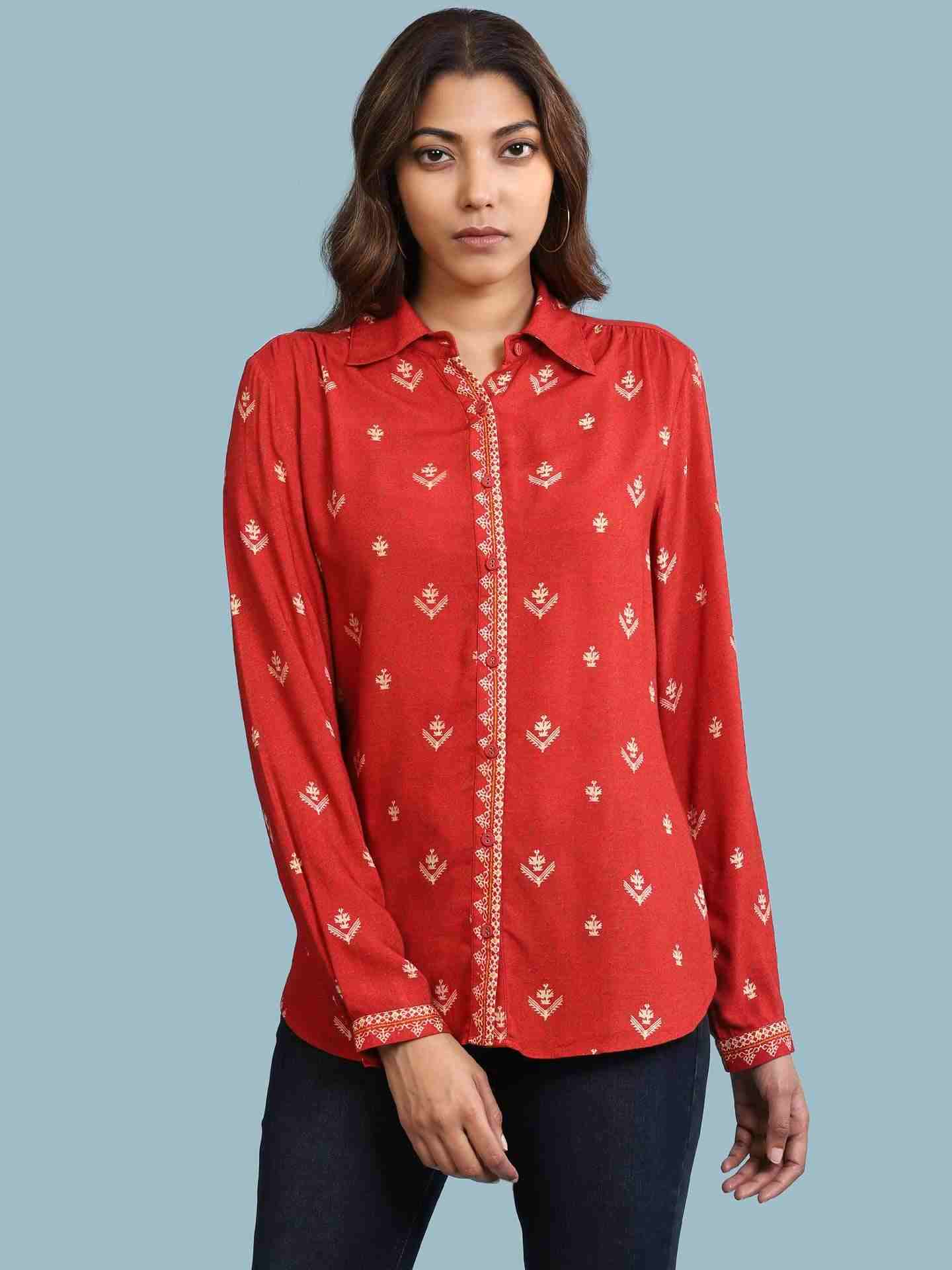 Red Gitali Shirt