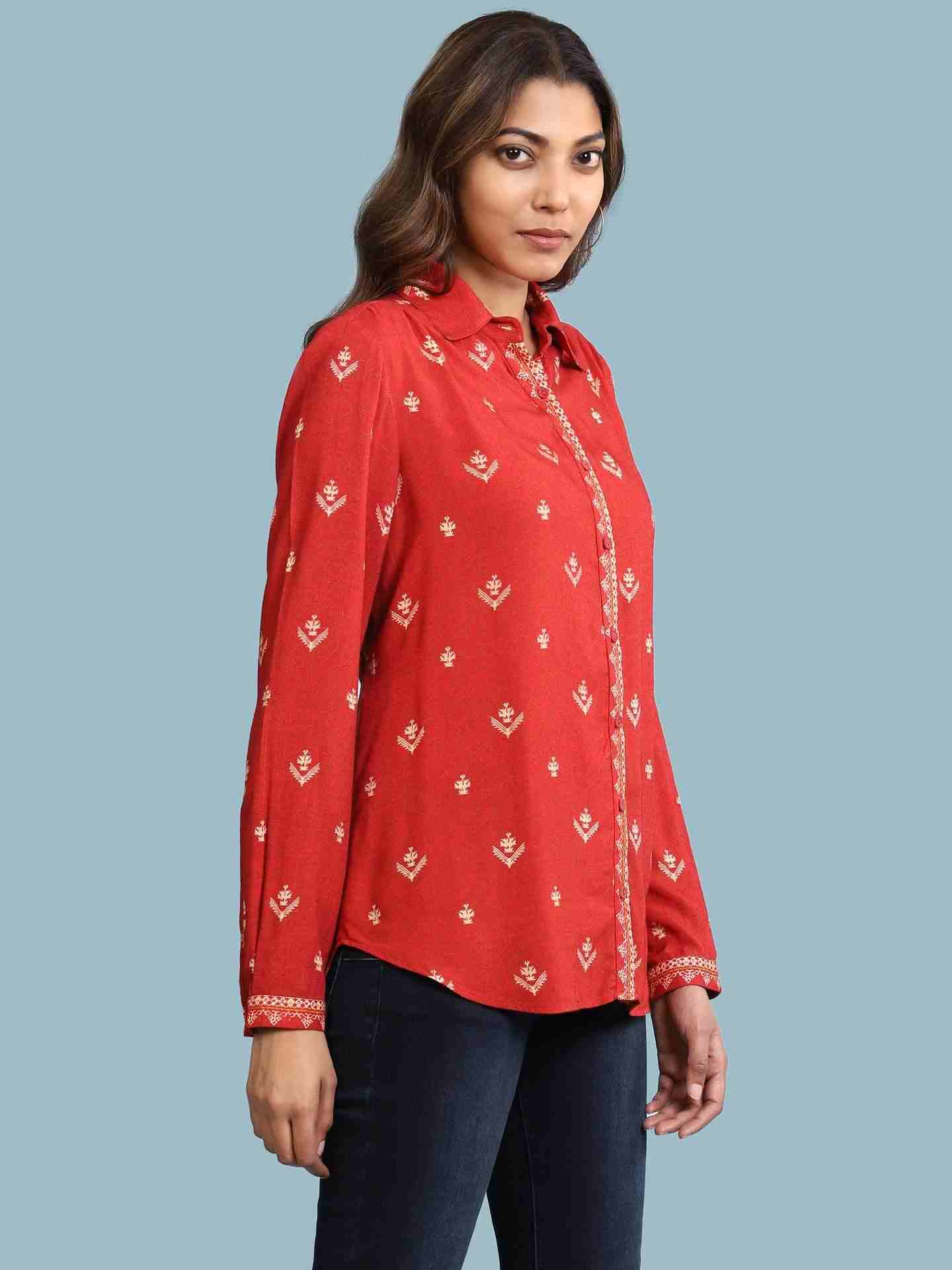 Red Gitali Shirt