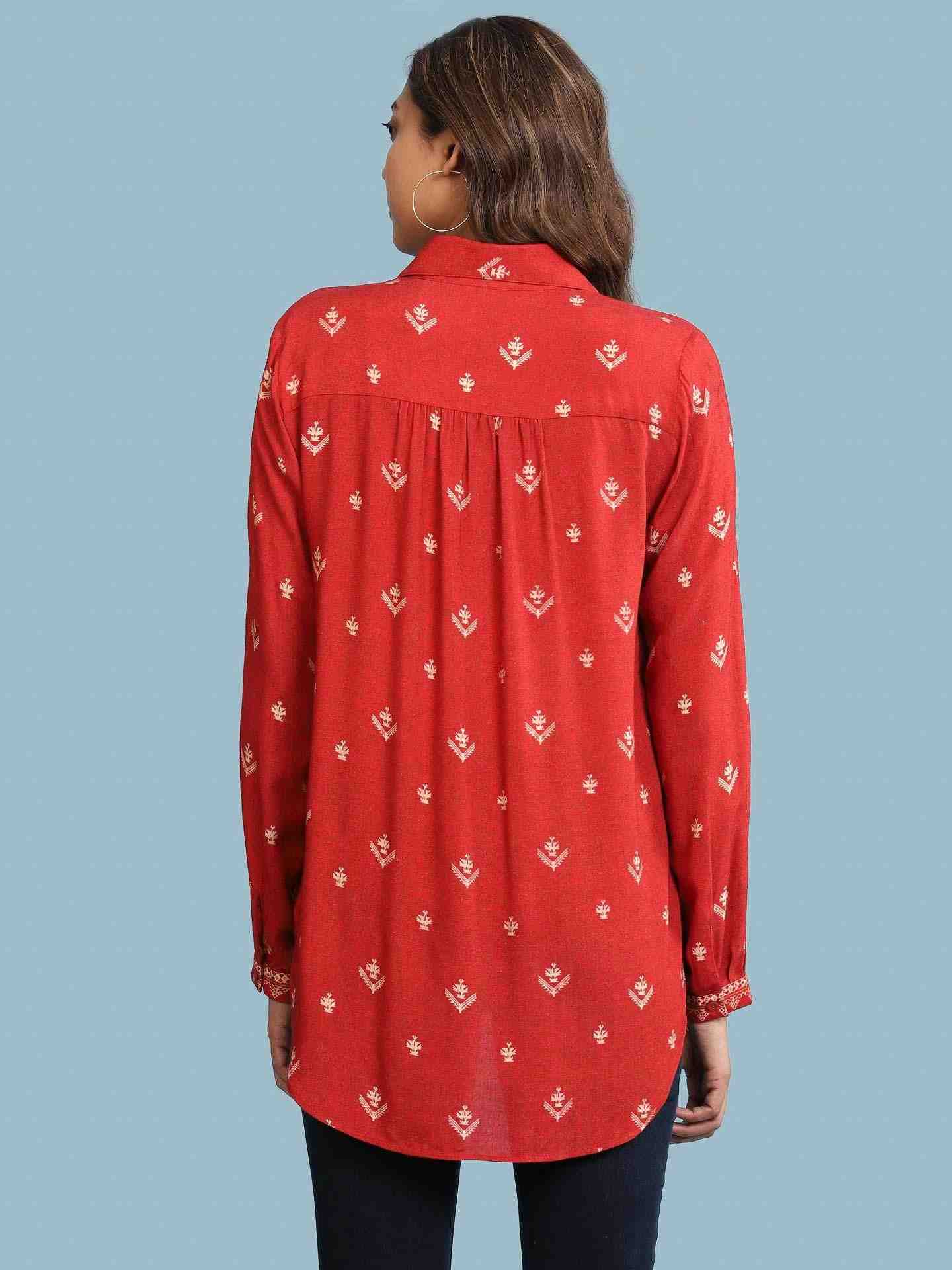 Red Gitali Shirt