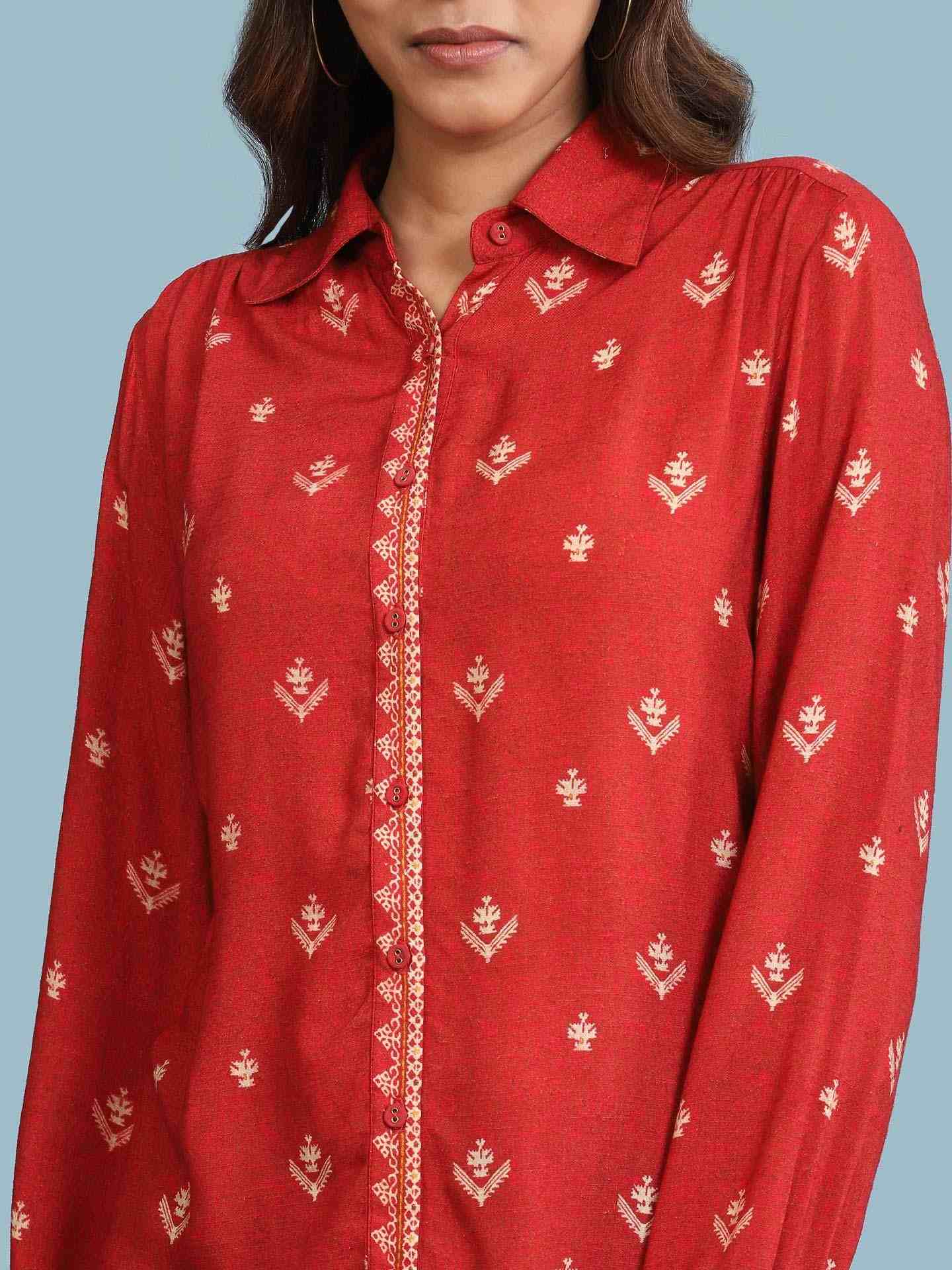 Red Gitali Shirt