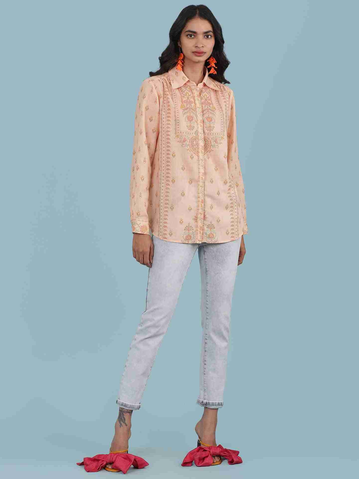 Peach Nirupa Shirt