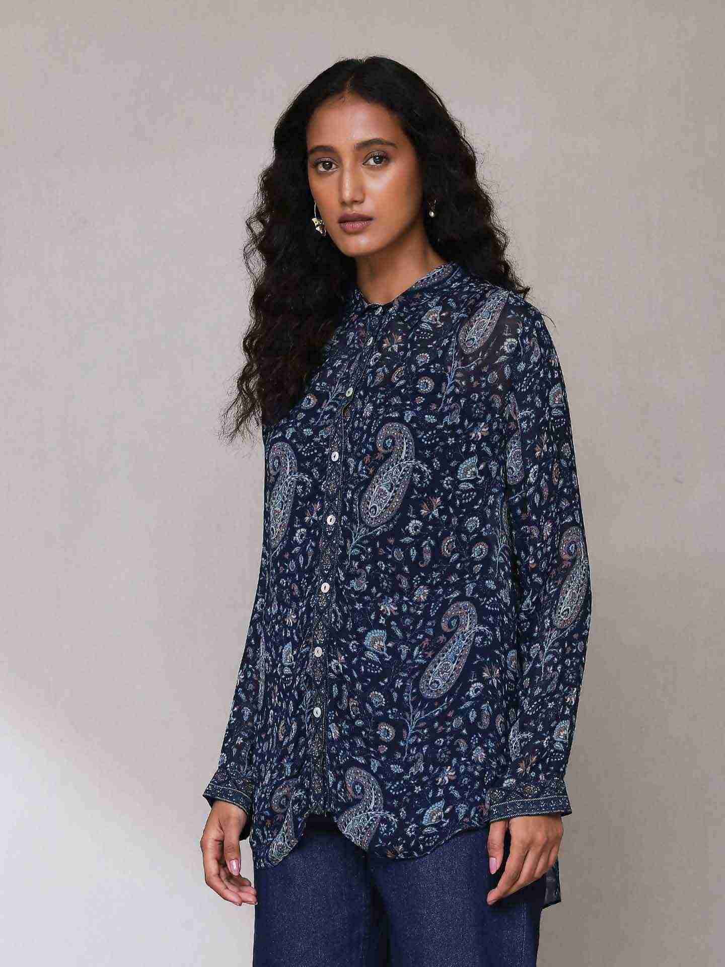 Blue Eishchal Shirt