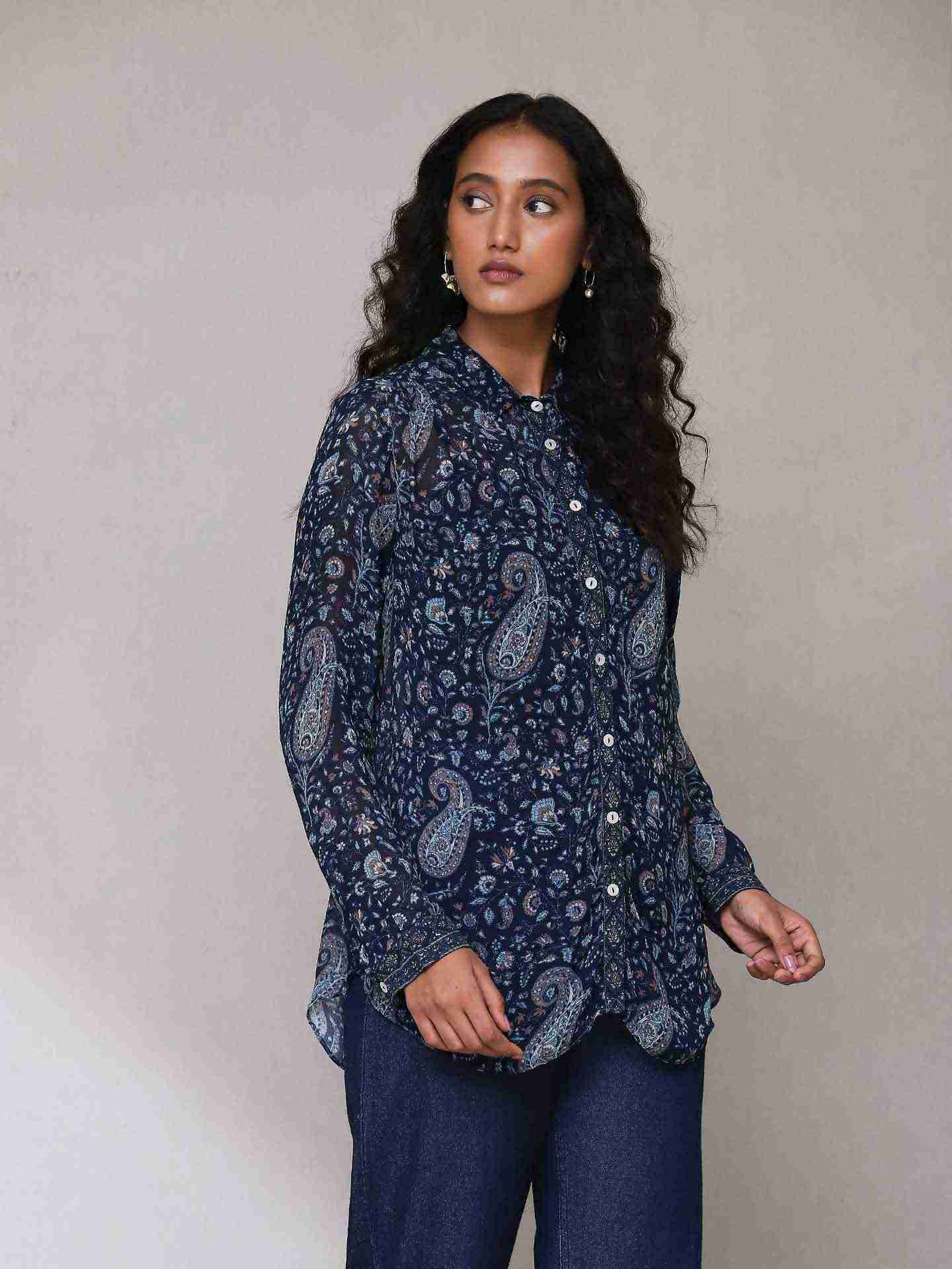 Blue Eishchal Shirt