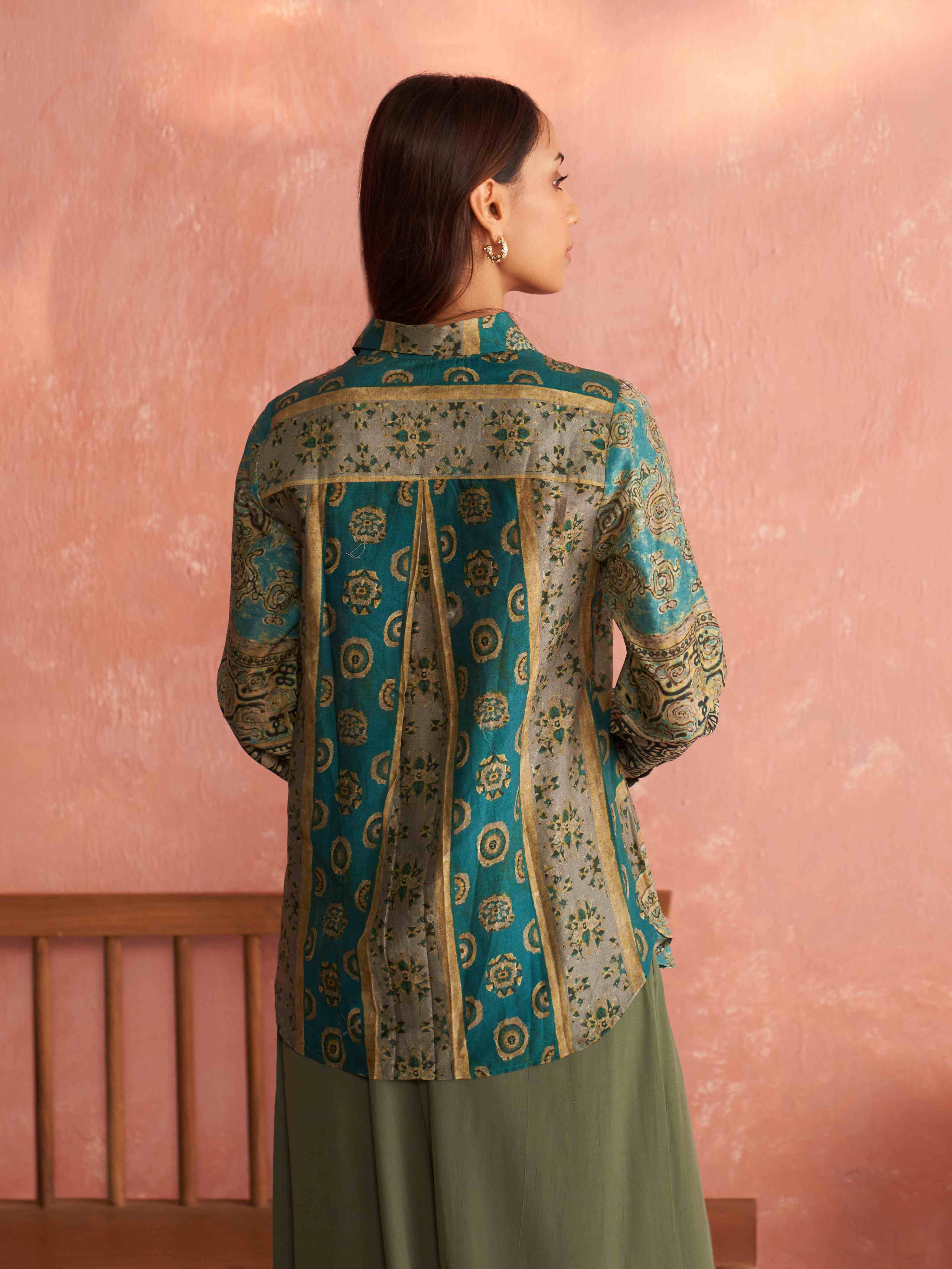 Turquoise Sarika Shirt