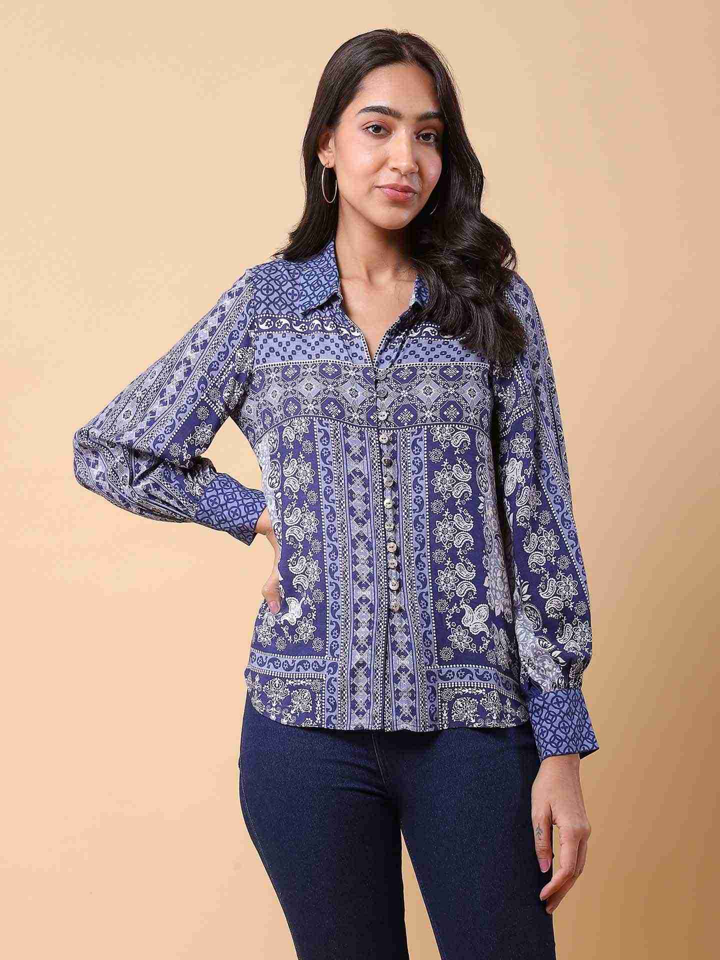 Blue Monochrome Shirt