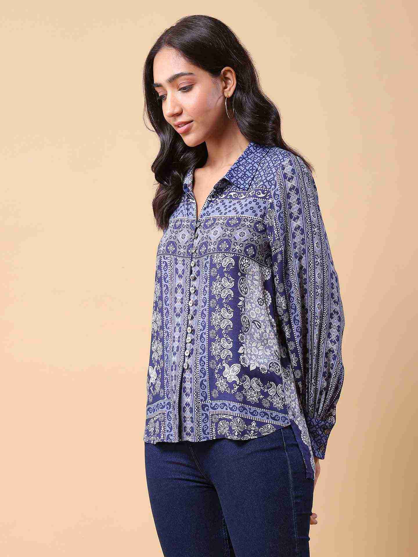 Blue Monochrome Shirt