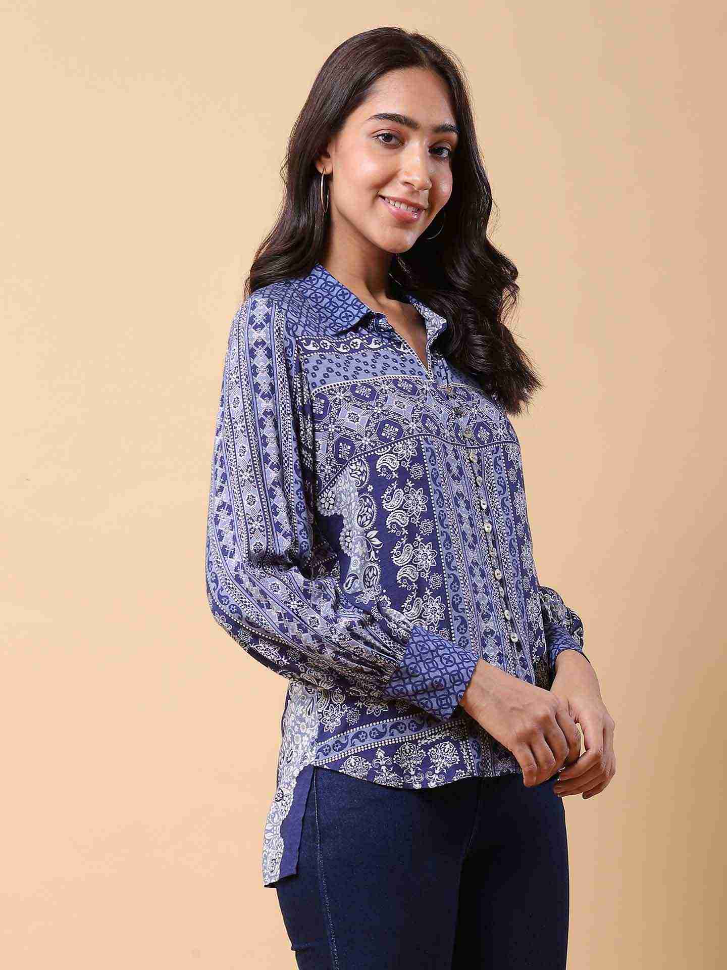 Blue Monochrome Shirt