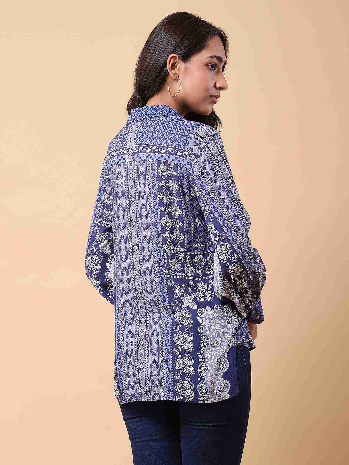Blue Monochrome Shirt